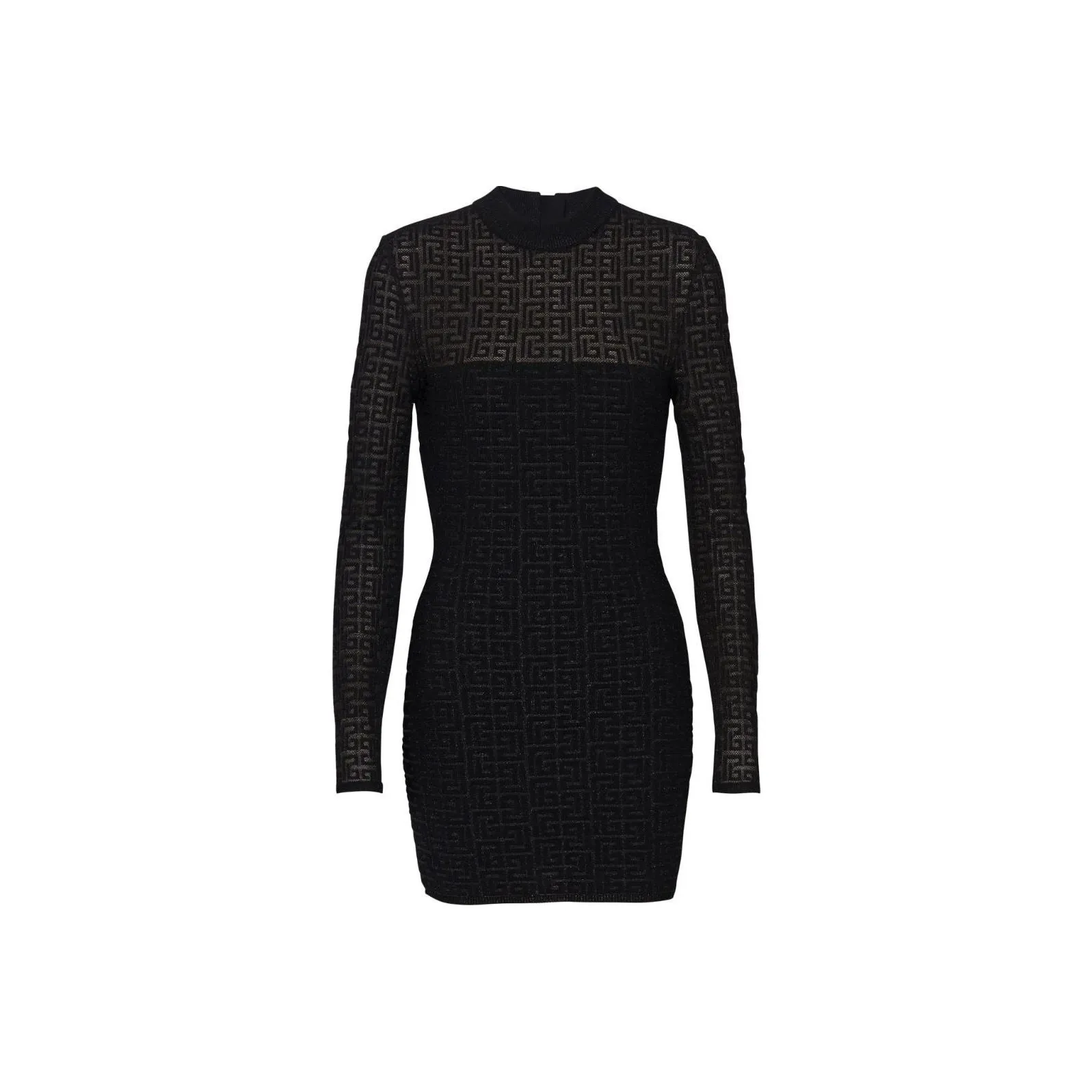 BALMAIN Pb Labyrinth Knit Dress