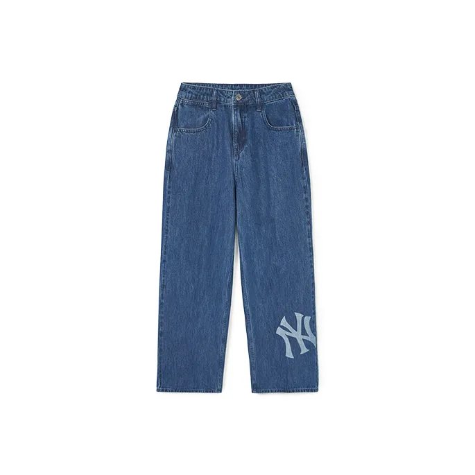 Mlb Base Logo New York Yankees Jeans Women's Blue