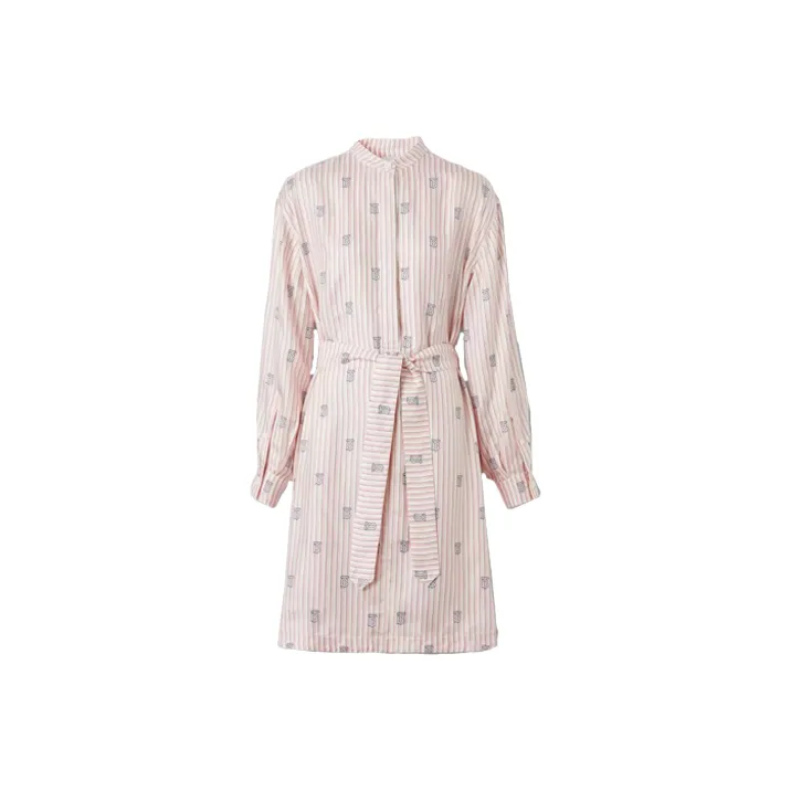 Burberry SS22 Short Sleeved Dress Women's Snowflake Stone Pink