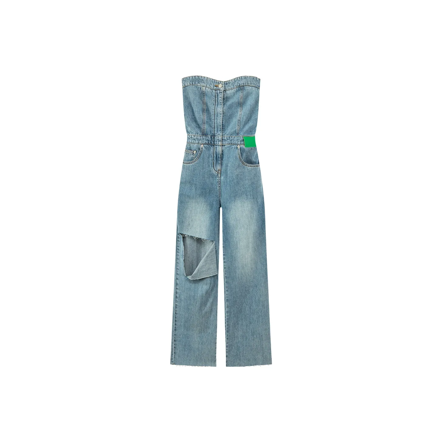 CHUU Jumpsuits Women's Denim Blue