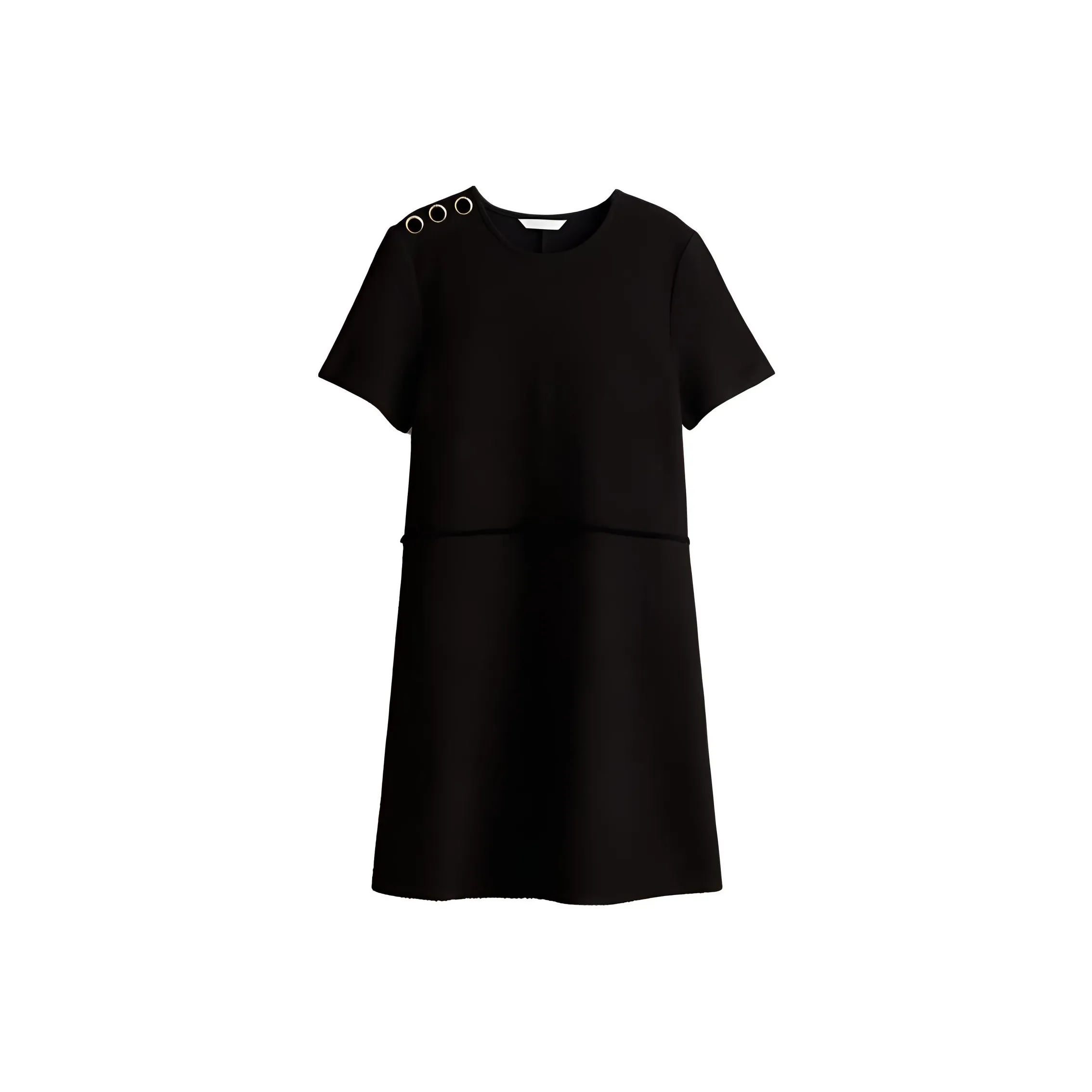 H&M Short Sleeved Dress Women's Black