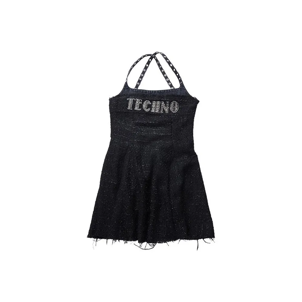 TCH Черные Женские Слиплатья