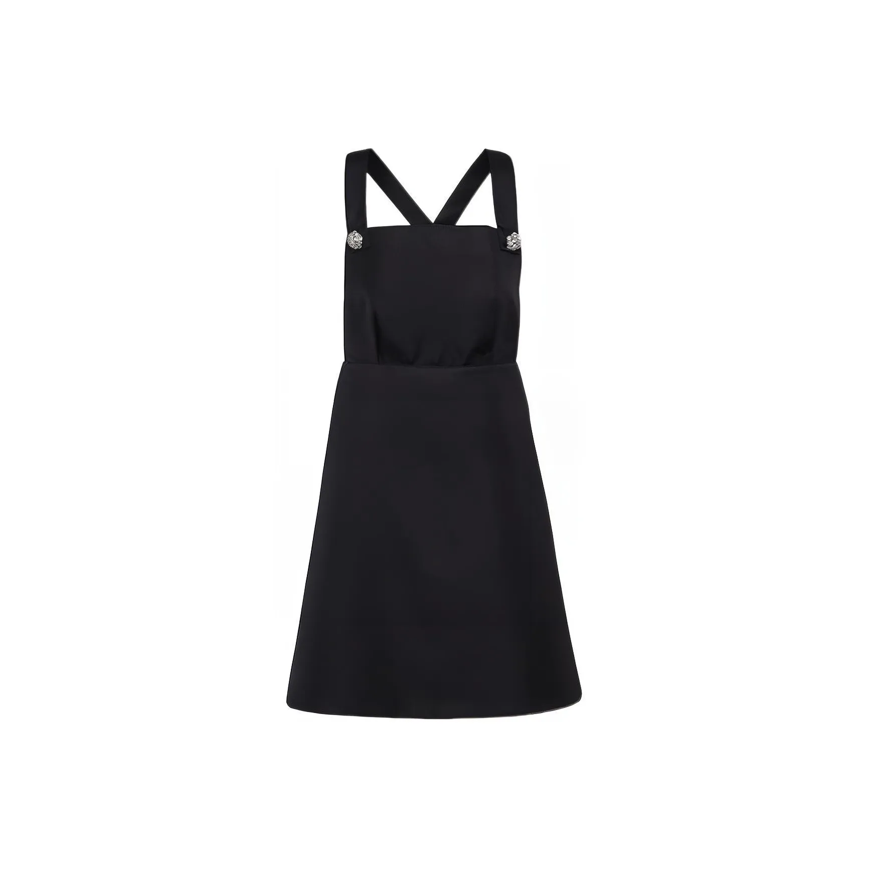 PRADA SS23 Sleeveless Dress Women's Black