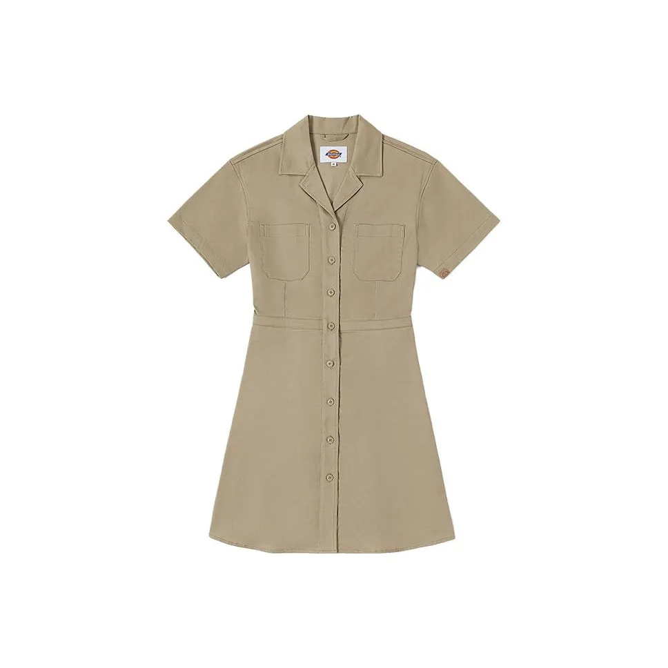 Dickies Short Sleeved Dress Women's Sand