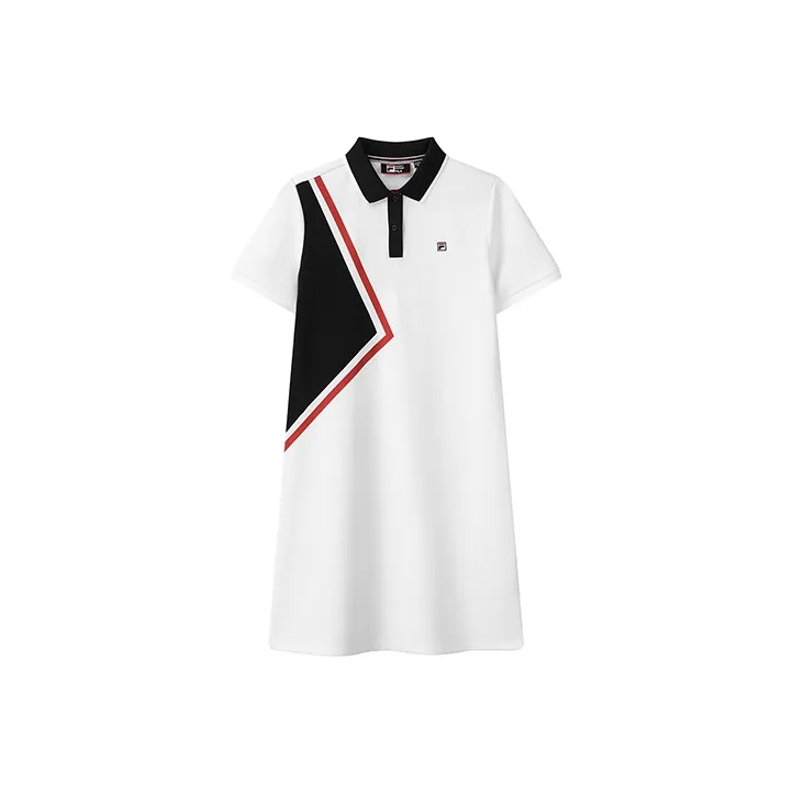 FILA Short Sleeved Dress Women's Standard White