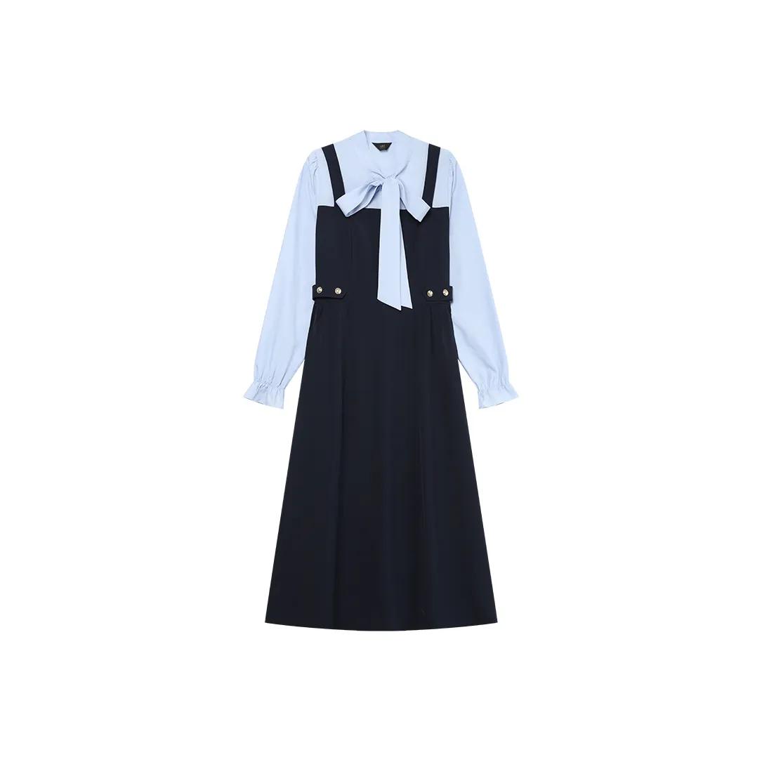 LOUISY AO Long Sleeved Dress Women's Blue