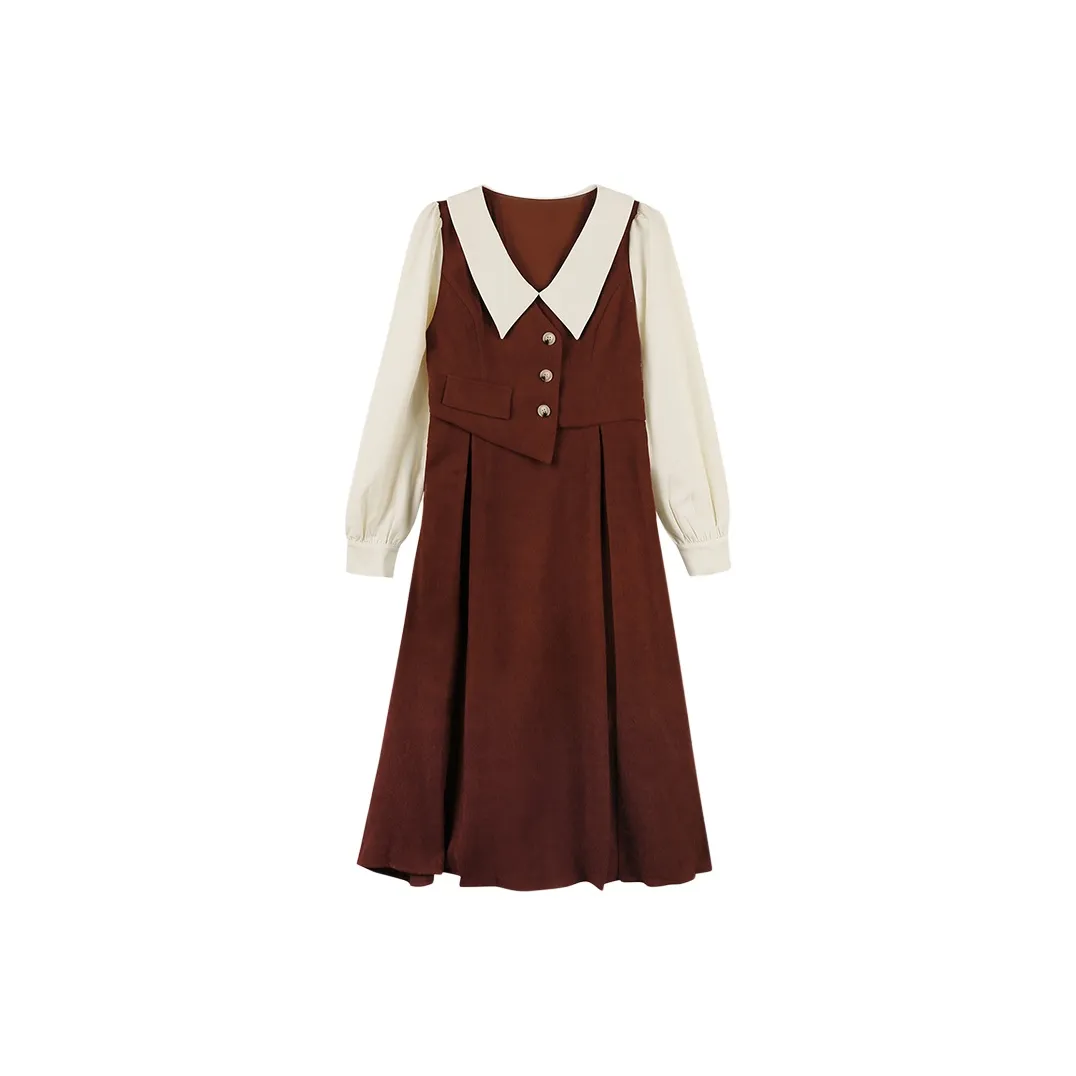 Migu Long Sleeved Dresses Women's Red