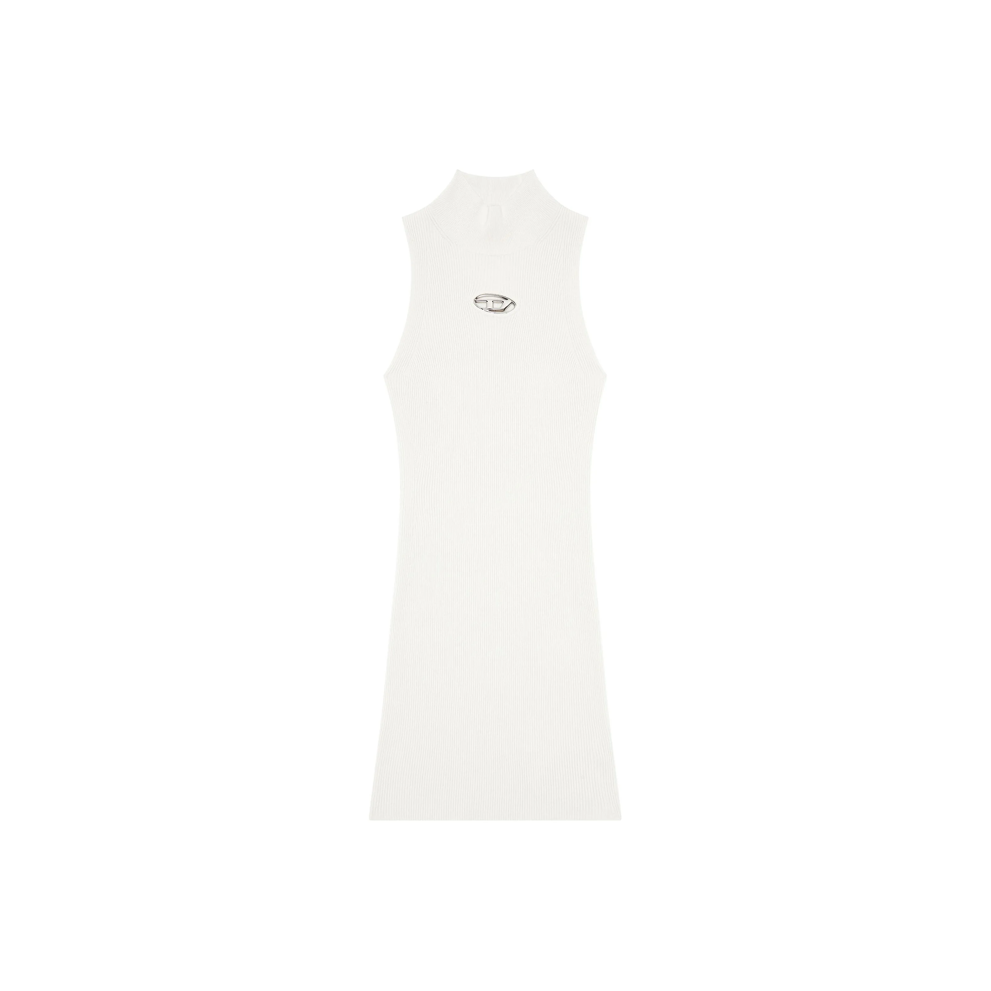 DIESEL M Onervax Mock Neck Ribbed Dress