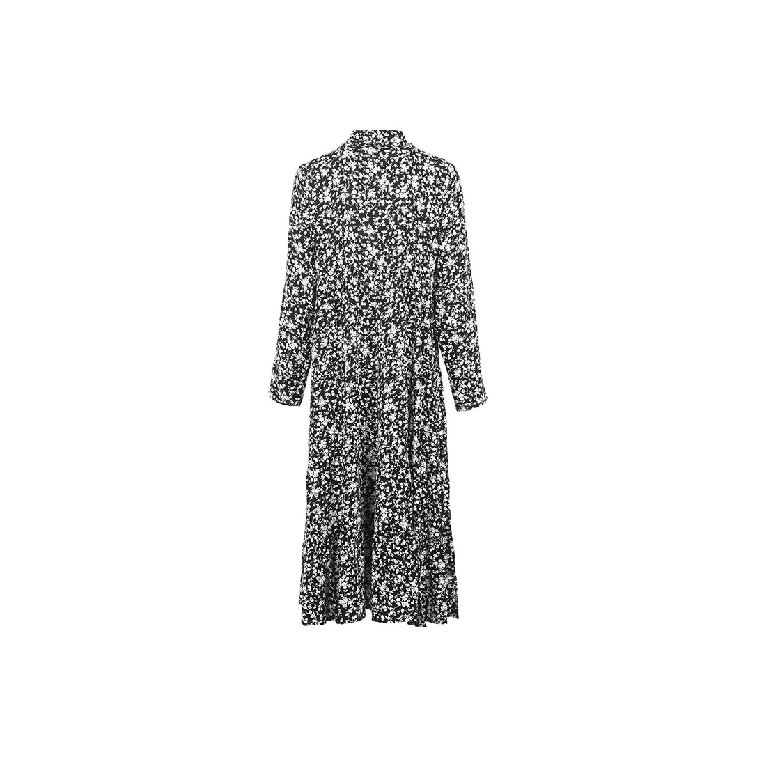 GANNI Long Sleeved Dresses Women's Black