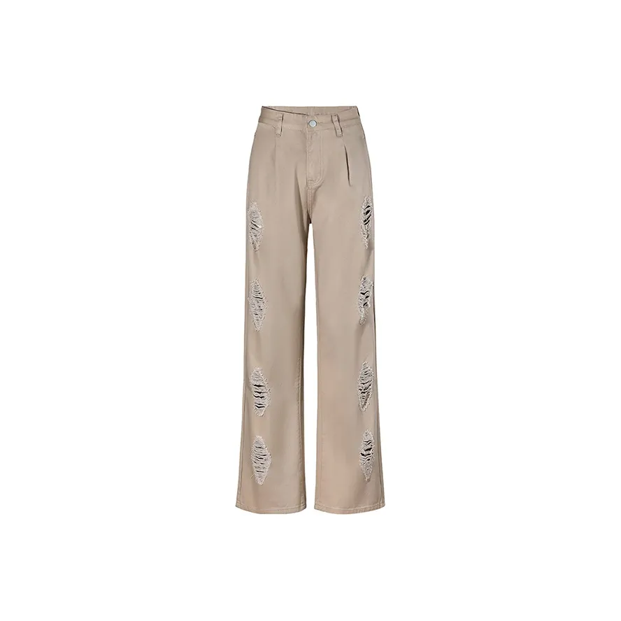 Wen Shan Jeans Women's Khaki