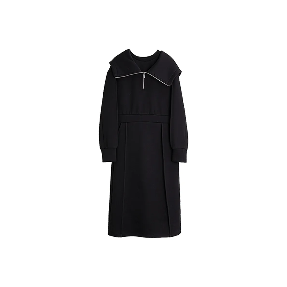 ELLE Длинный рукав Юбка Осенний Женский Темно-серый