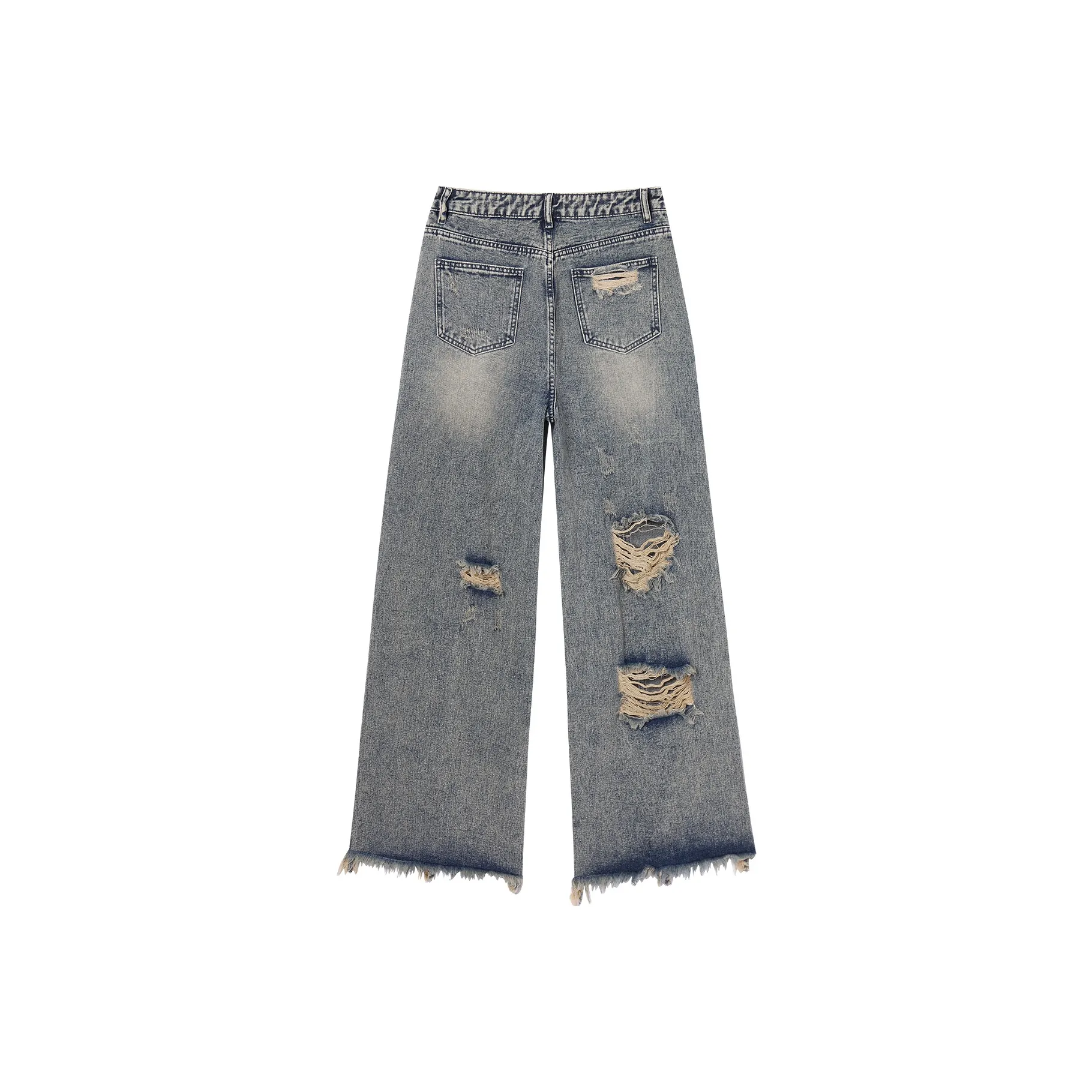 I'M ONE Jeans Women's Washed Denim Blue