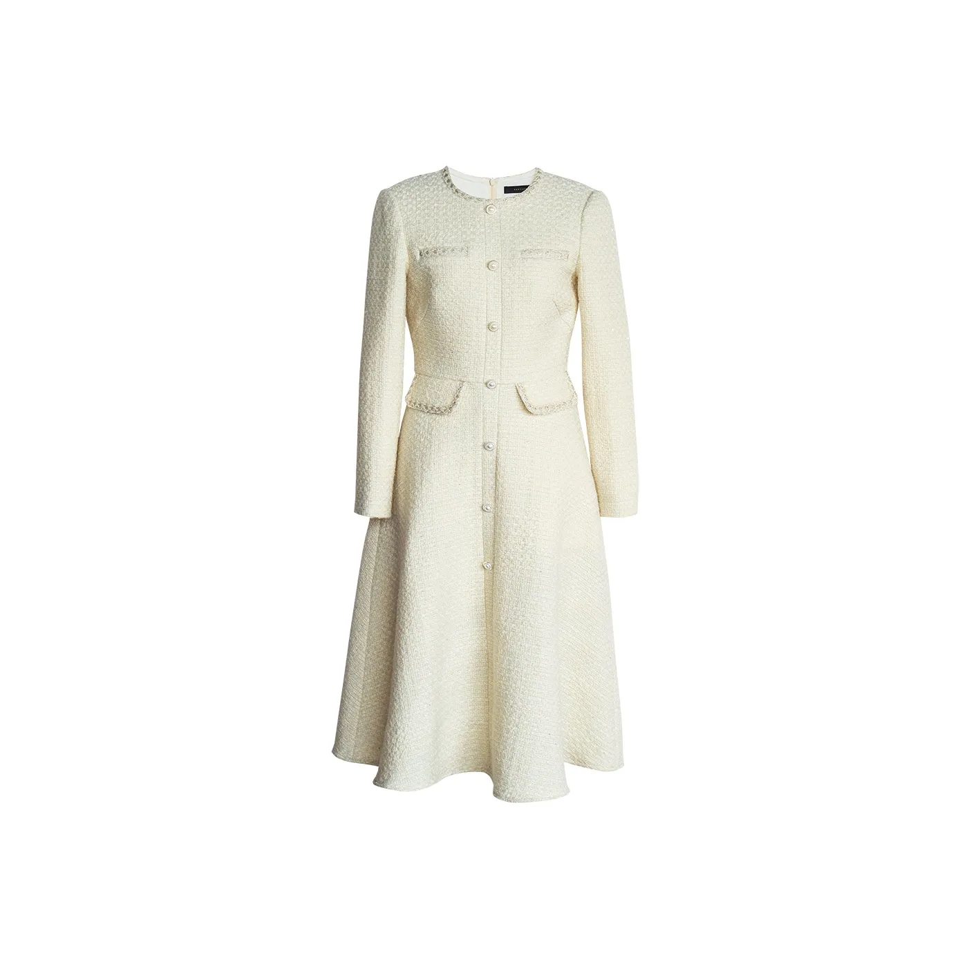 ROEYSHOUSE Long Sleeved Dresses Women's Ecru