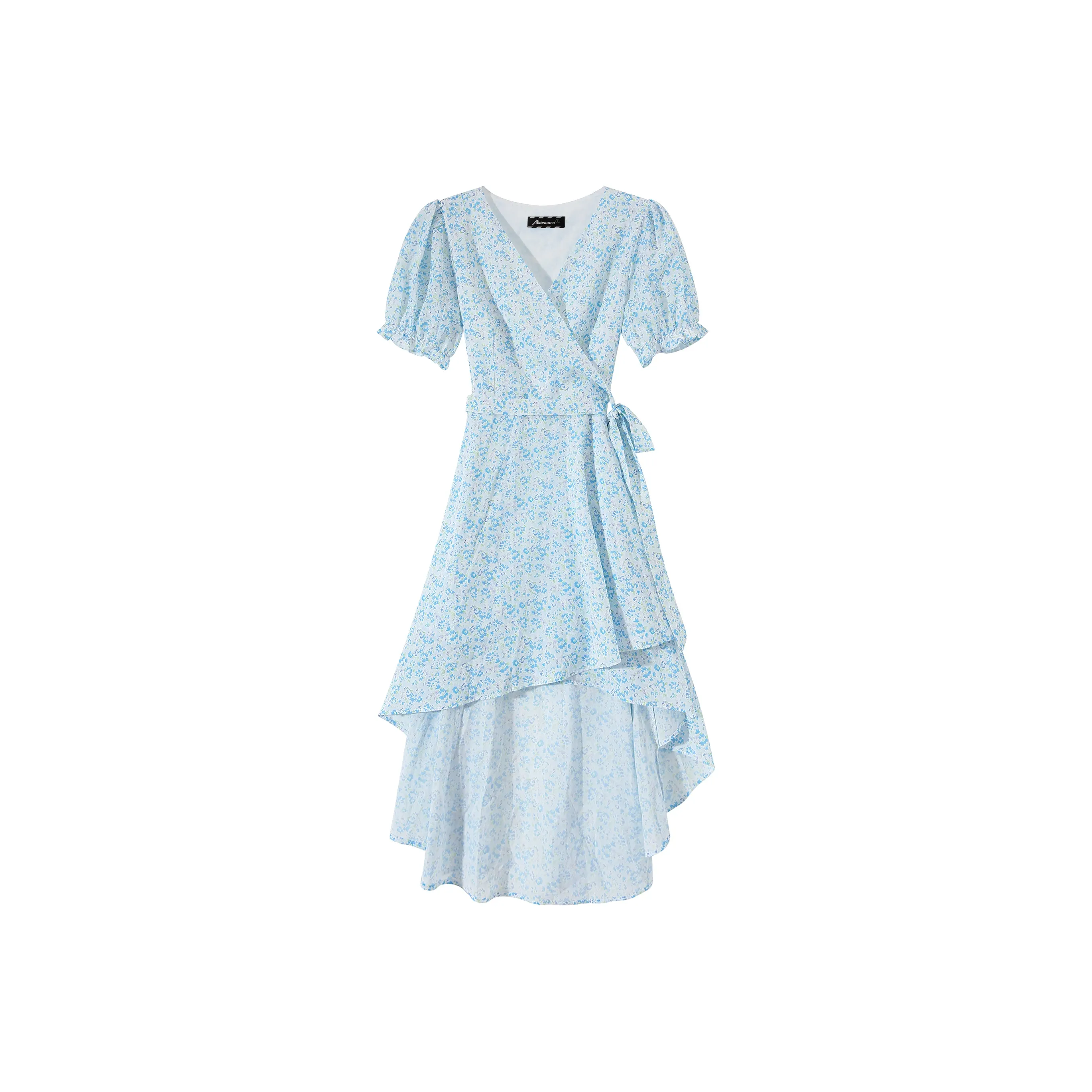Adeworn Short Sleeved Dresses Women's Floral