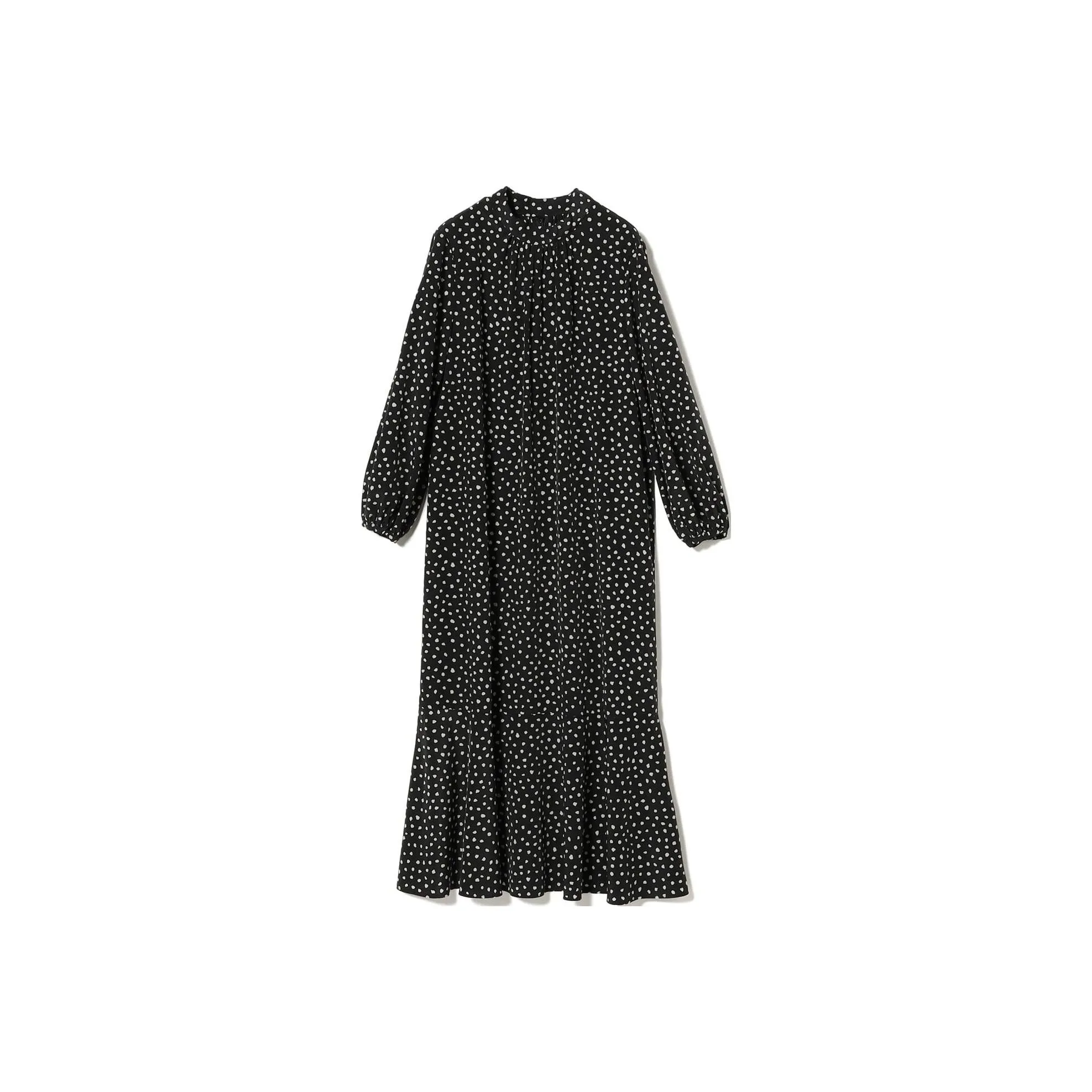 Beams Long Sleeved Dress Women's Black