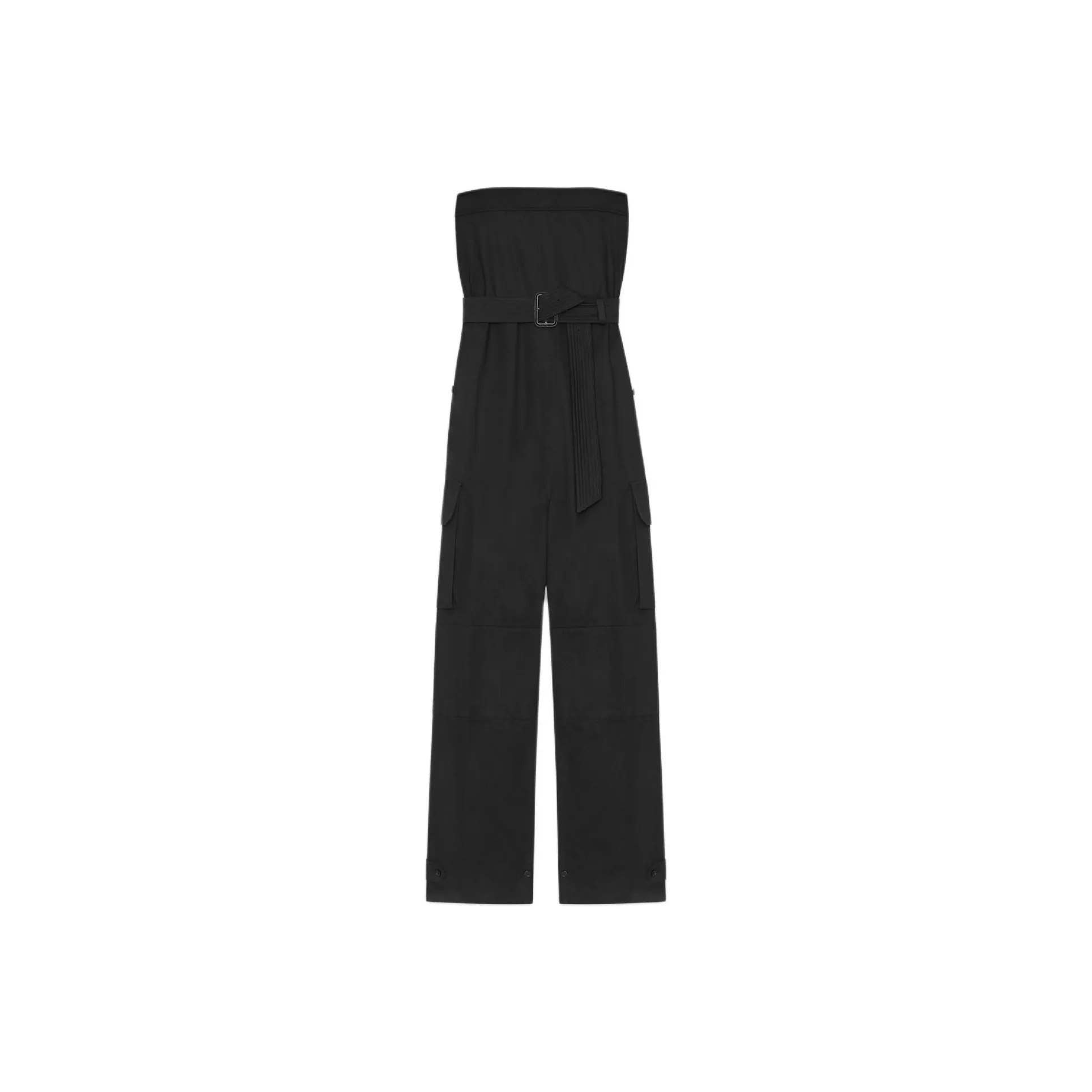 SAINT LAURENT Cassandre Strapless Jumpsuit