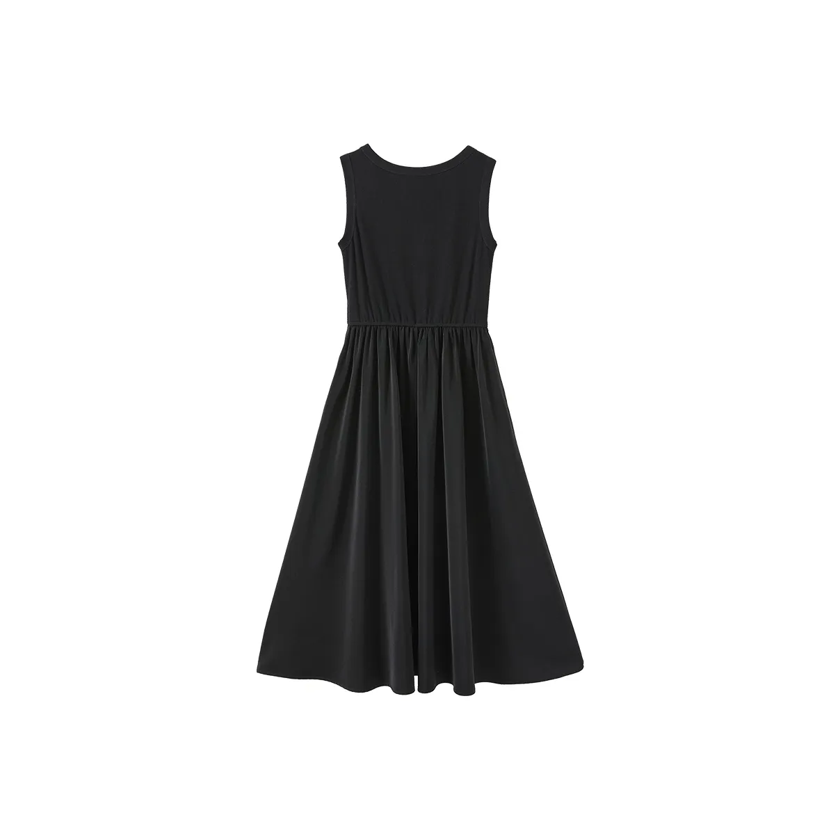 XIANGYING Без рукавов Платье Женское Черное