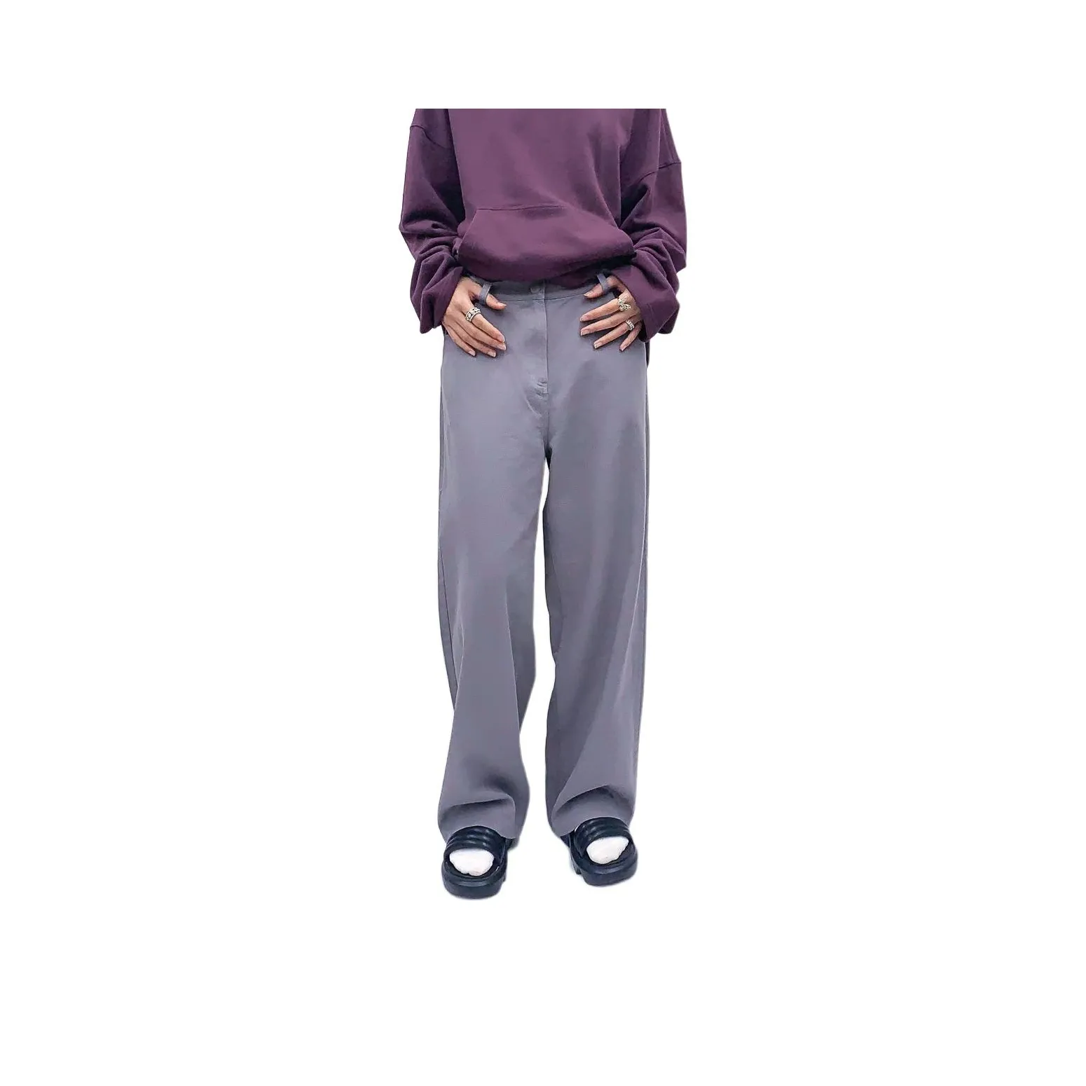 TAXIPHONE Jeans Women's Light Purple Gray