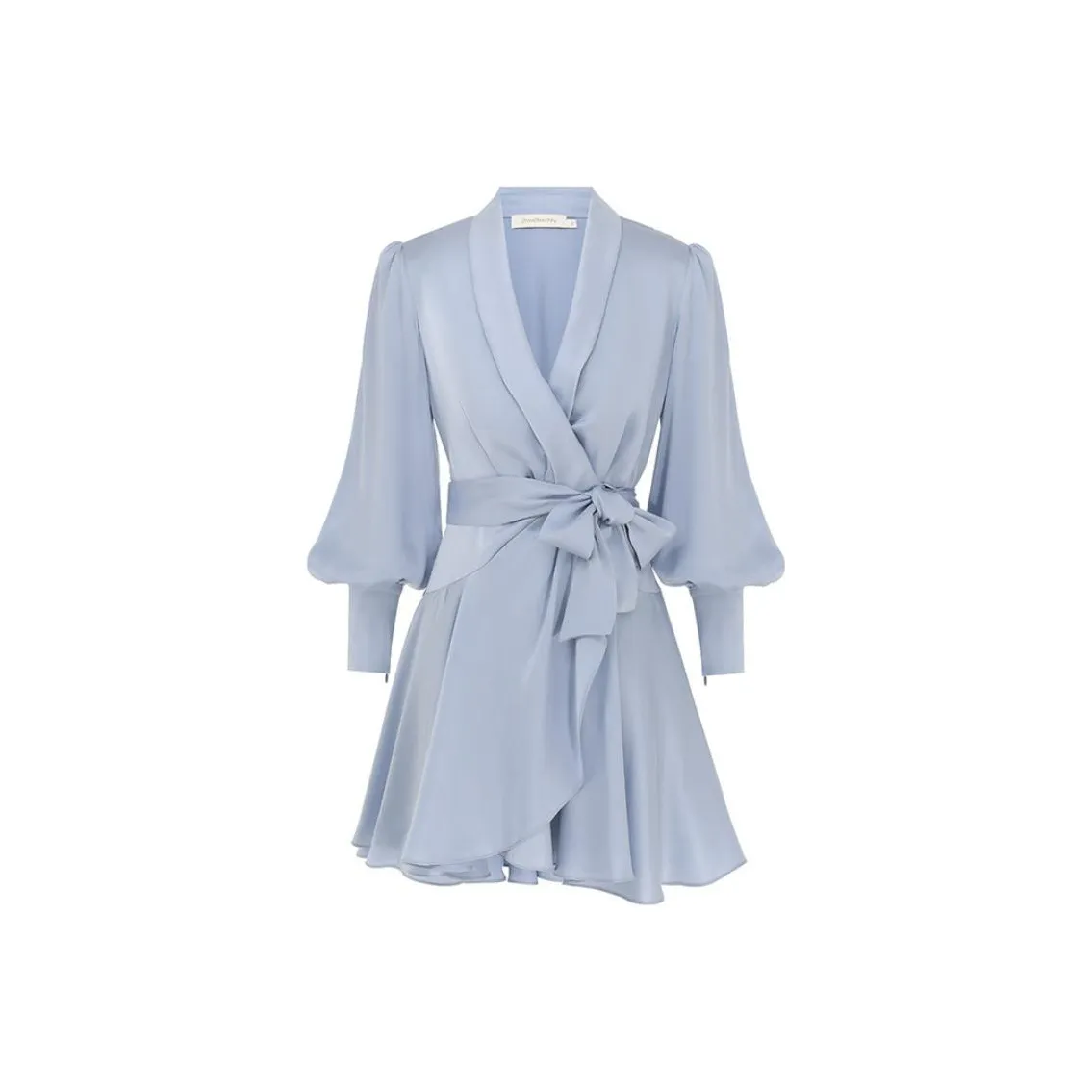 Zimmermann FW24 Long Sleeved Dress Women's Light Blue