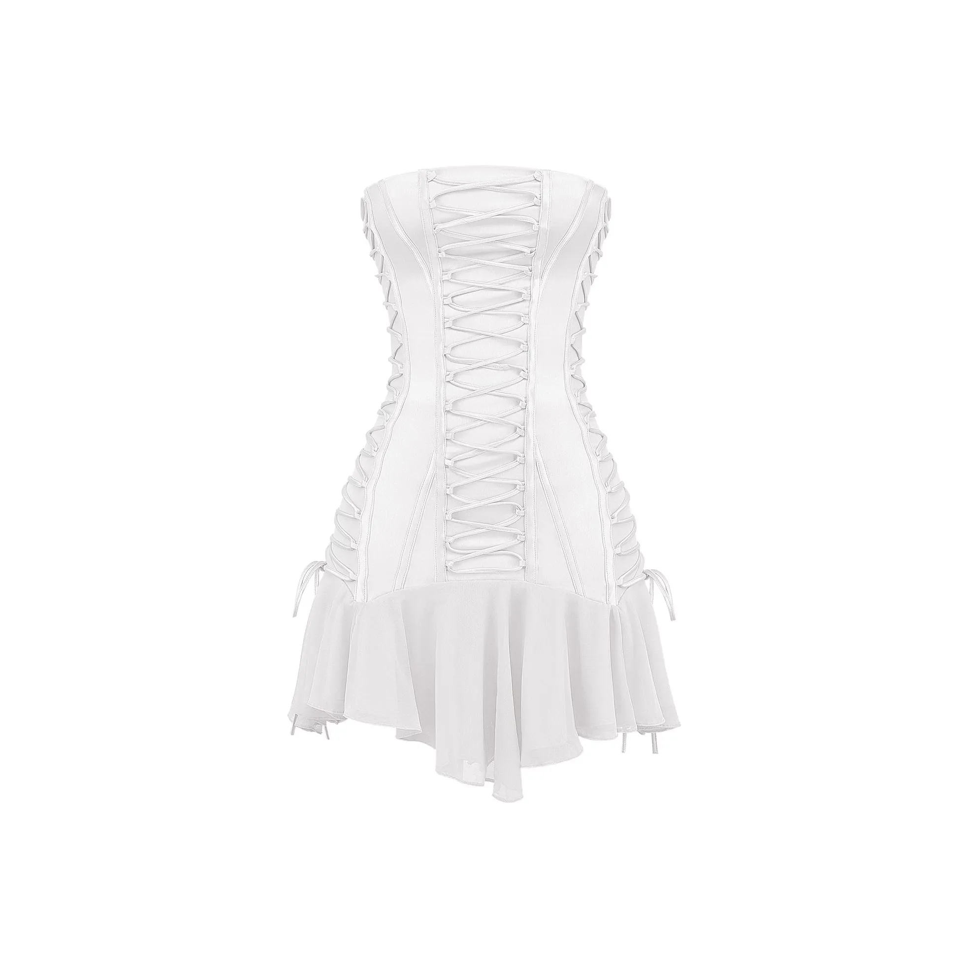 HOUSE OF CB SIRENA Sleeveless Dress Women's WHITE/White