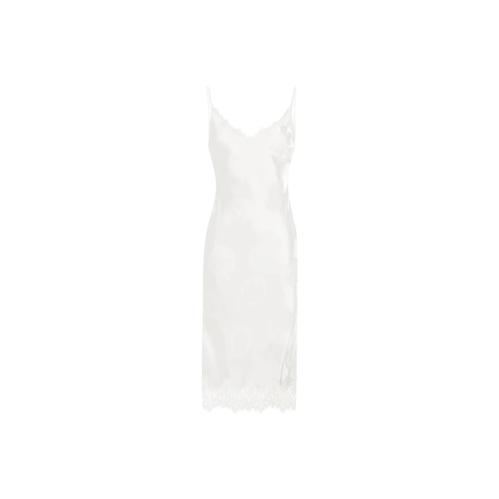 COPERNI Lace trim Silk Tank Top