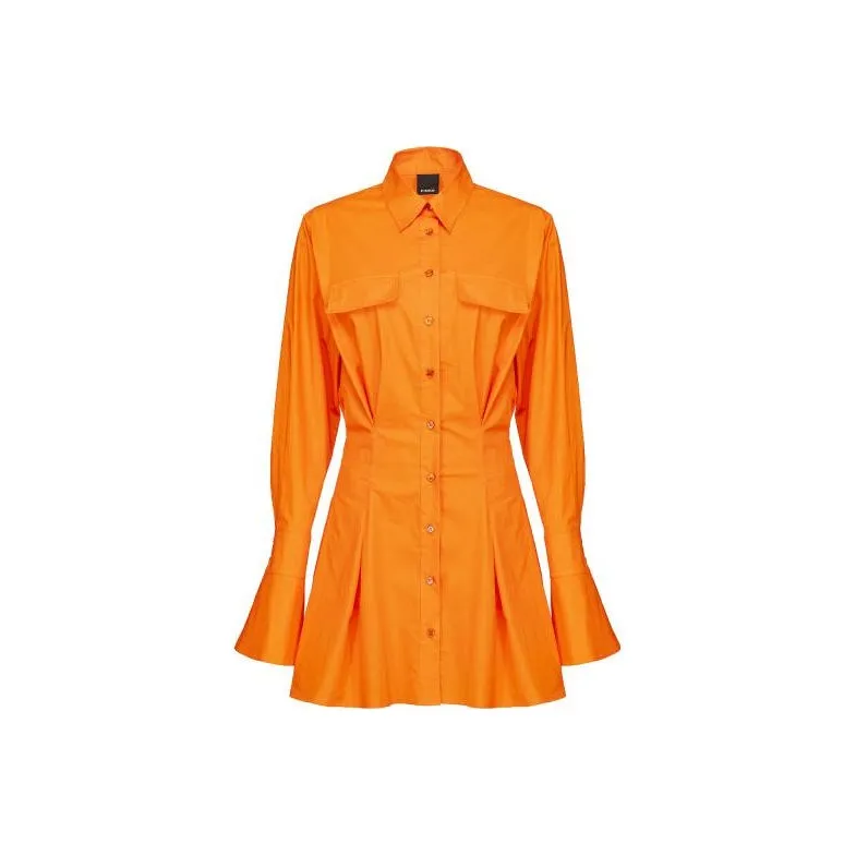 PINKO Long Sleeved Dresses Women's Orange