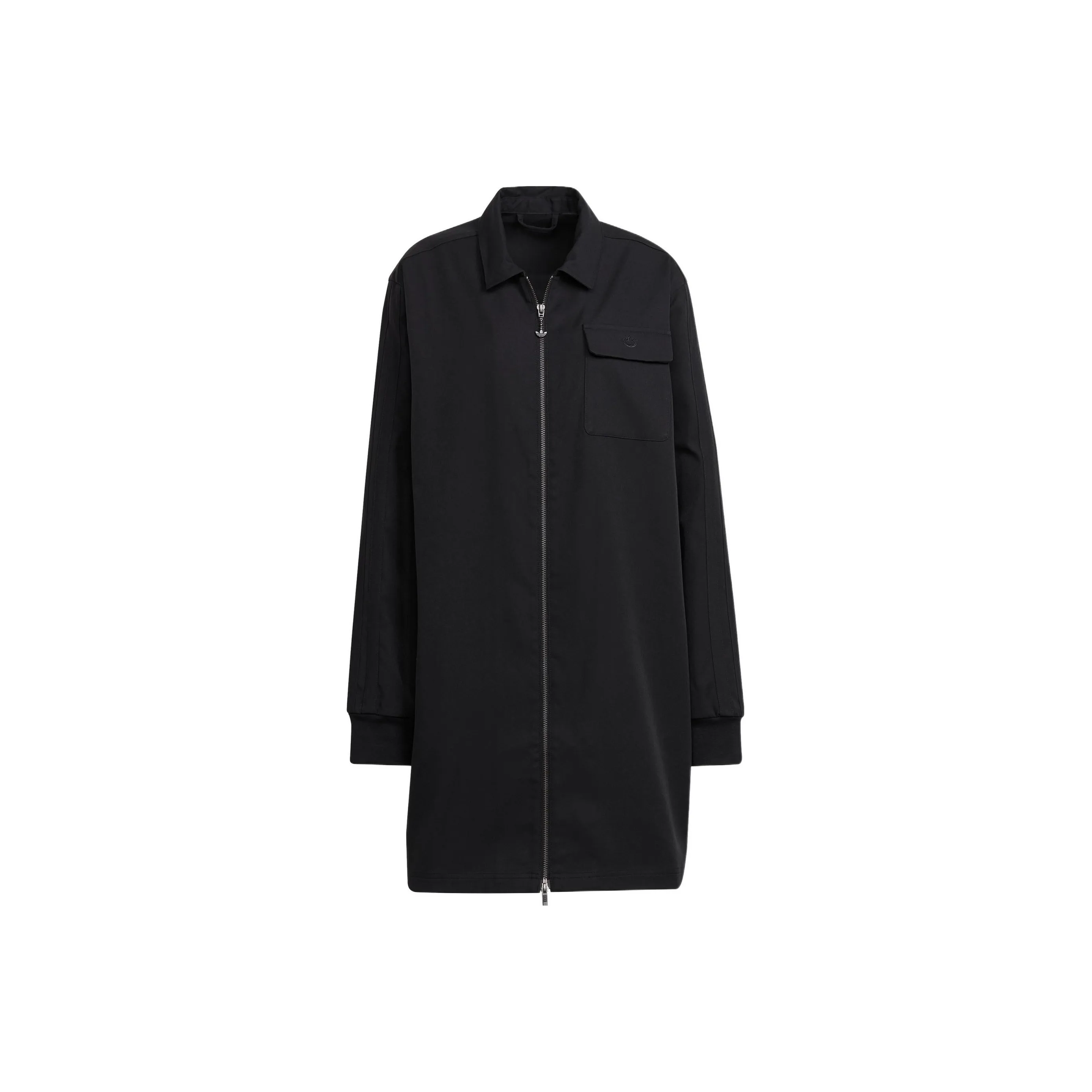 Adidas Originals Adicolor Длинный рукав Платье Женское Черное