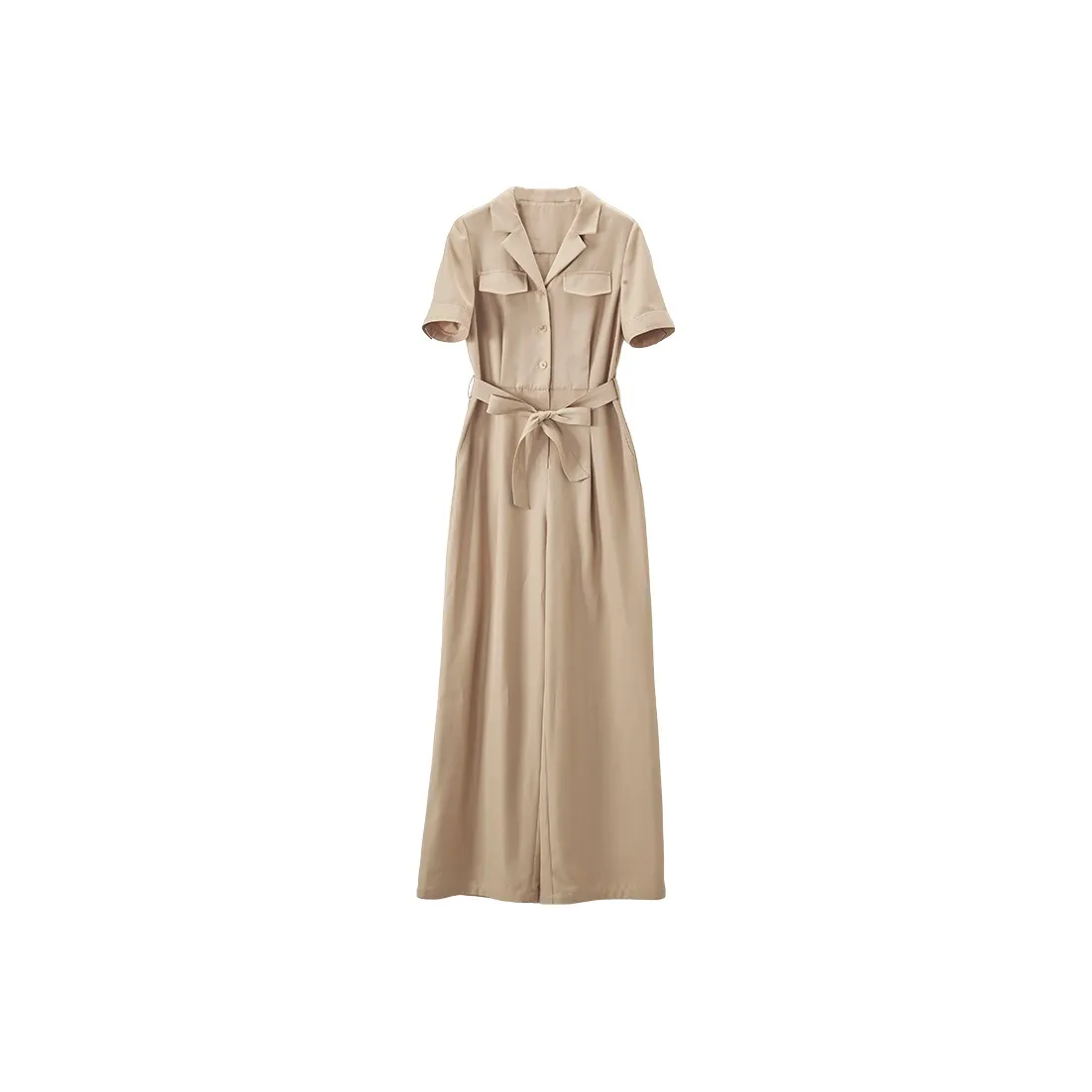 XIANGYING Jumpsuit Women's Khaki