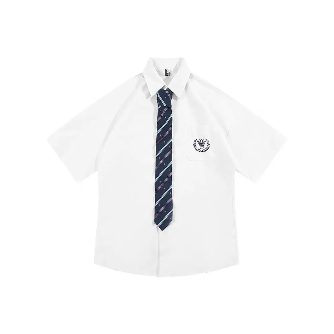 Zomuros Белый с Tie Унисекс Рубашки