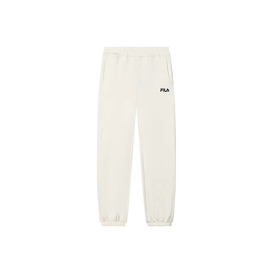 FILA Knitted Sweatpants Women's Steam White
