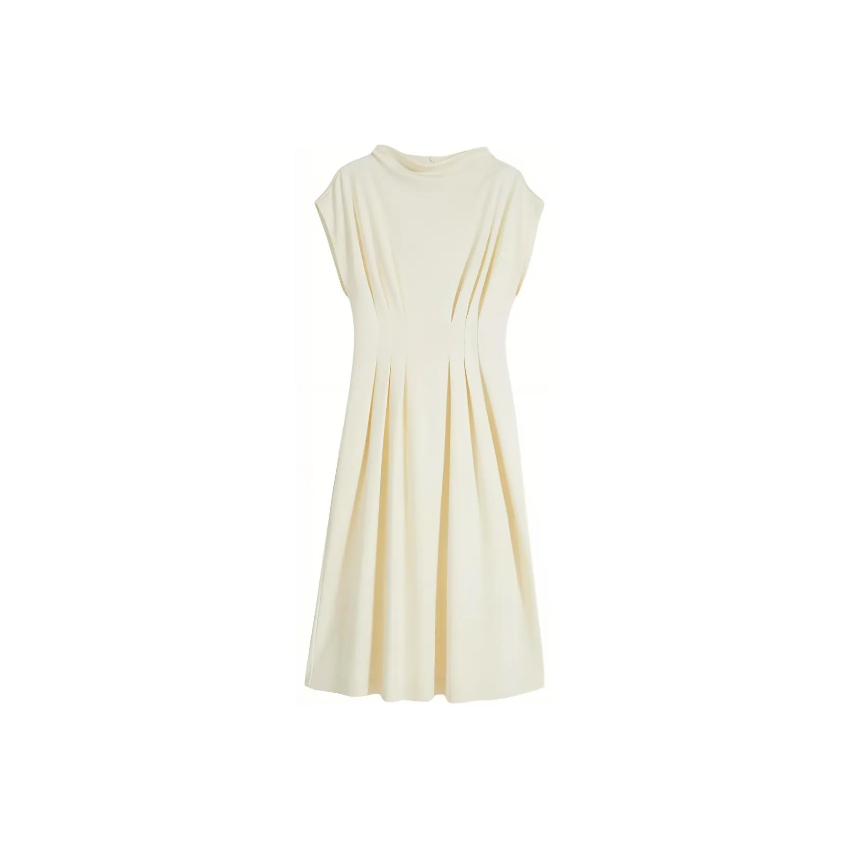 Yiner Sleeveless Dress Women's Light Yellow