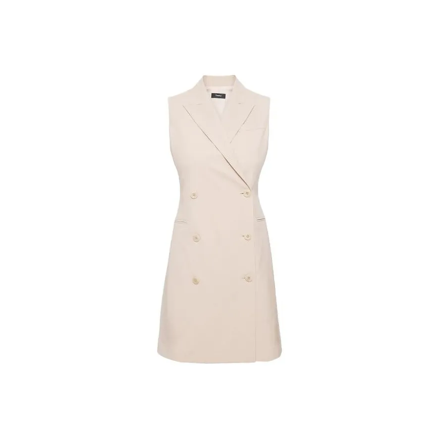 THEORY Sleeveless Dress Women's Light Pink