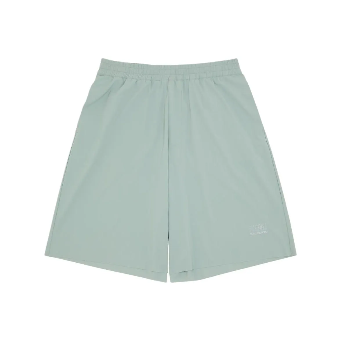 MM6 Maison Margiela совместный бренд x SALOMON FW24 Повседневные шорты Женские Сине-зеленый