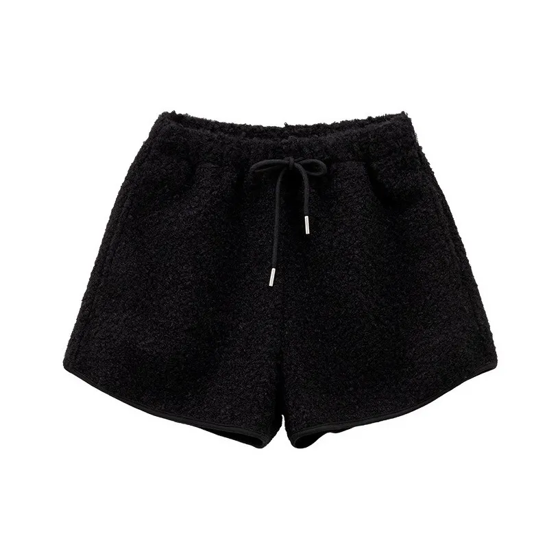 Ya Sheep People Casual Shorts Women's Black