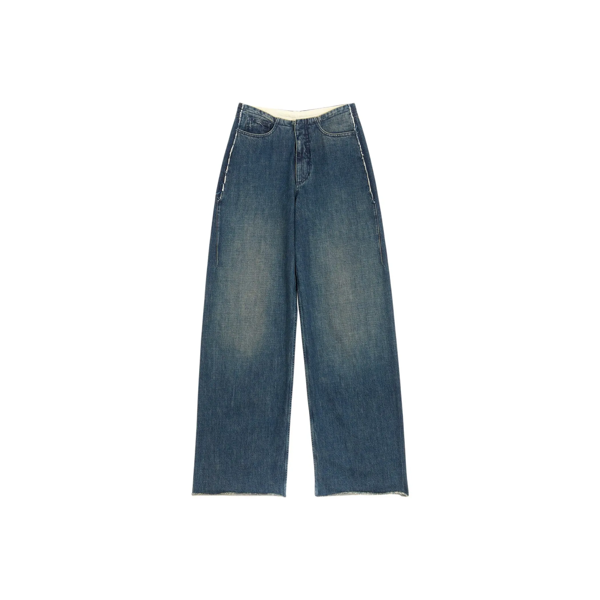 MM6 Maison Margiela SS24 Jeans Women's Blue