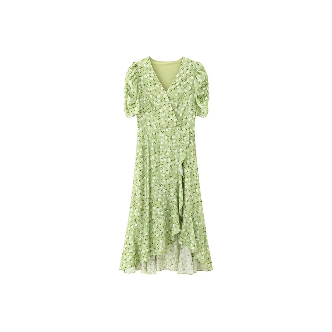 NINE WEST Short Sleeved Dress Women's Green