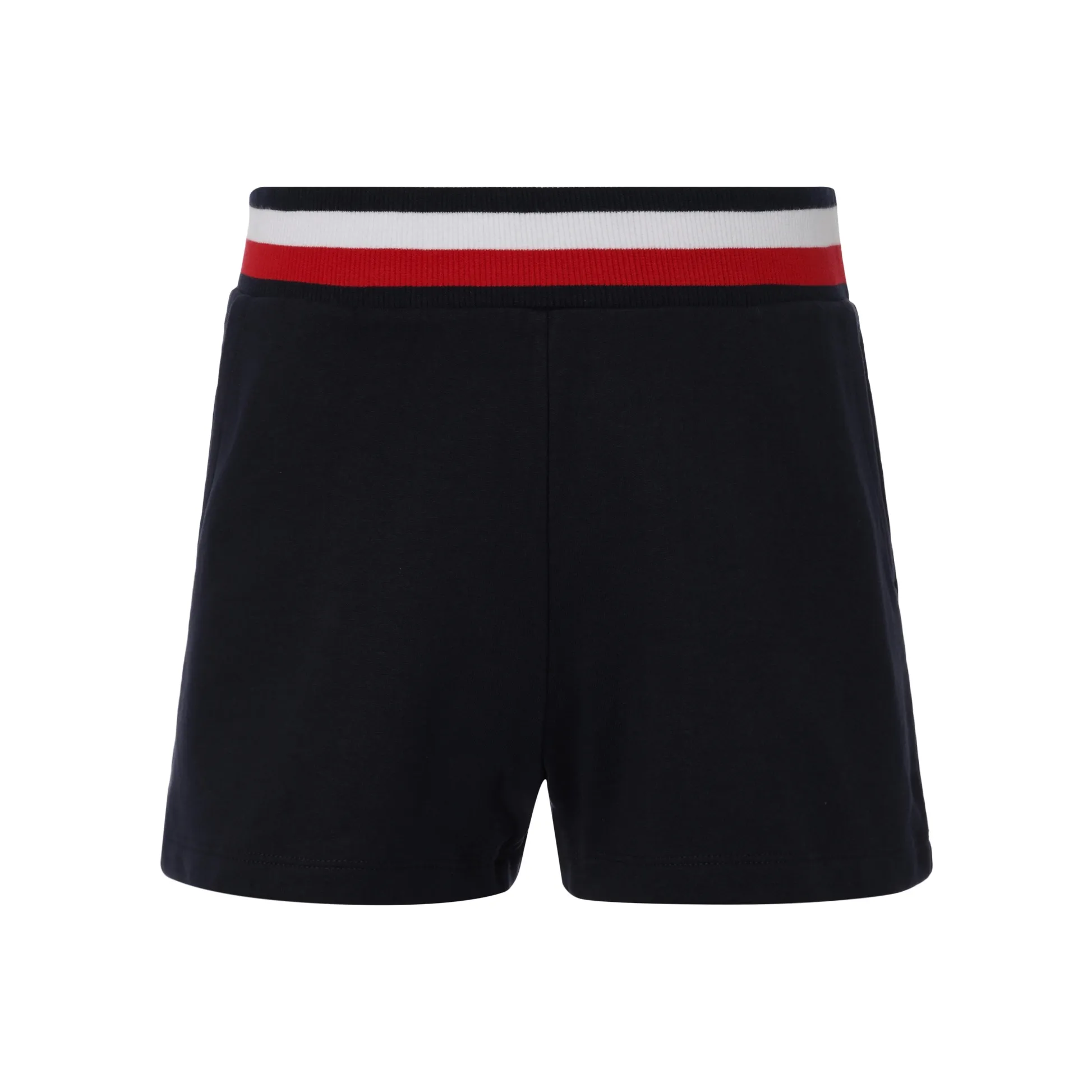 Tommy Hilfiger Stripe Waistband Sweatshort Casual Shorts Women's Marine Blue