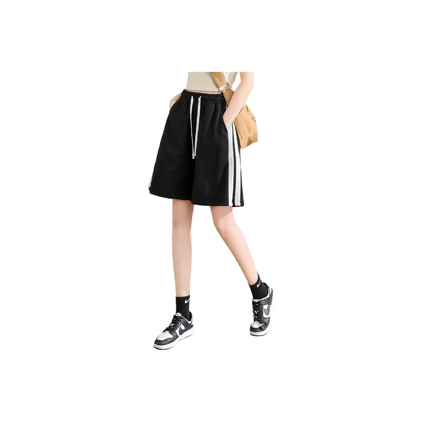 jean Compression West Casual Shorts Women's