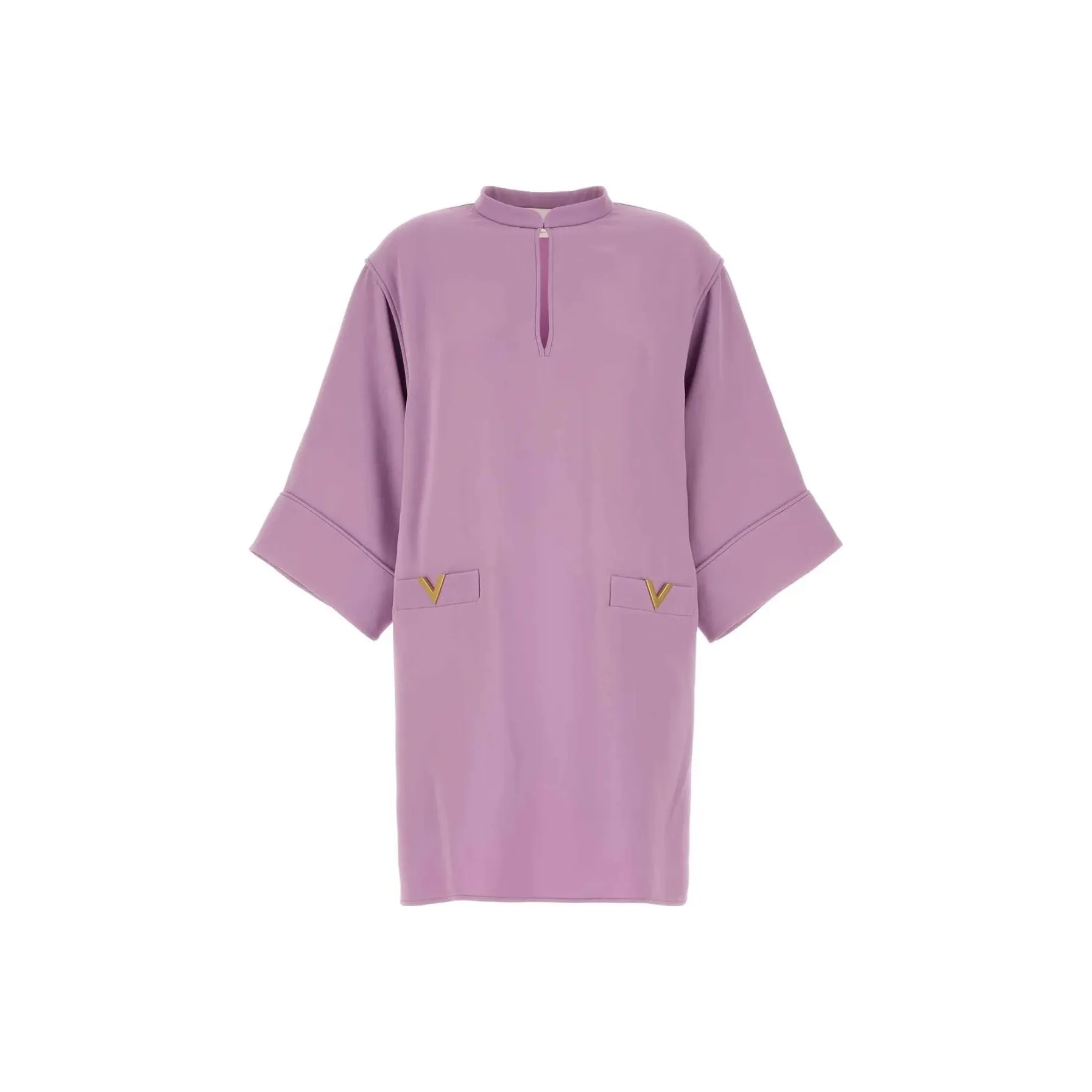 Valentino Logo Plaque Three Quarter Sleeved Blouse