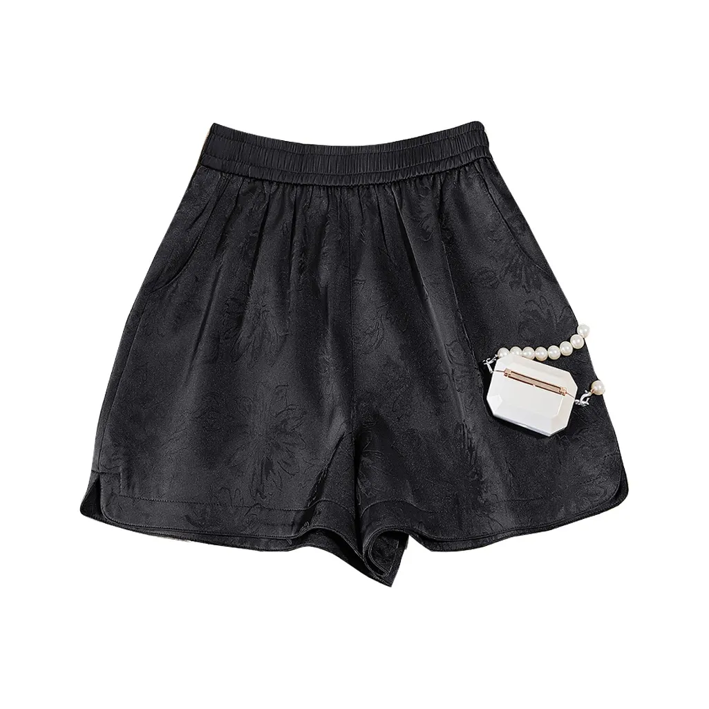 TOUCH Повседневные шорты Женские Черные