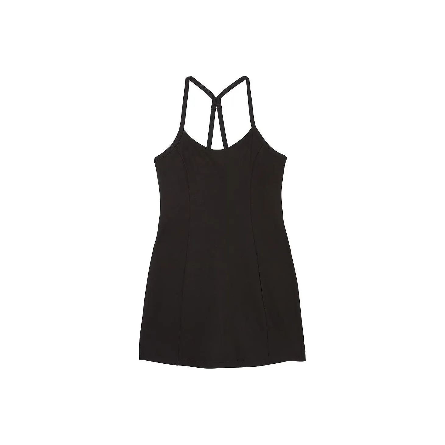 Victoria's Secret PINK ULTIMATE ACTIVE DRESS /Pure Black Slip Dress Women's Pure Black