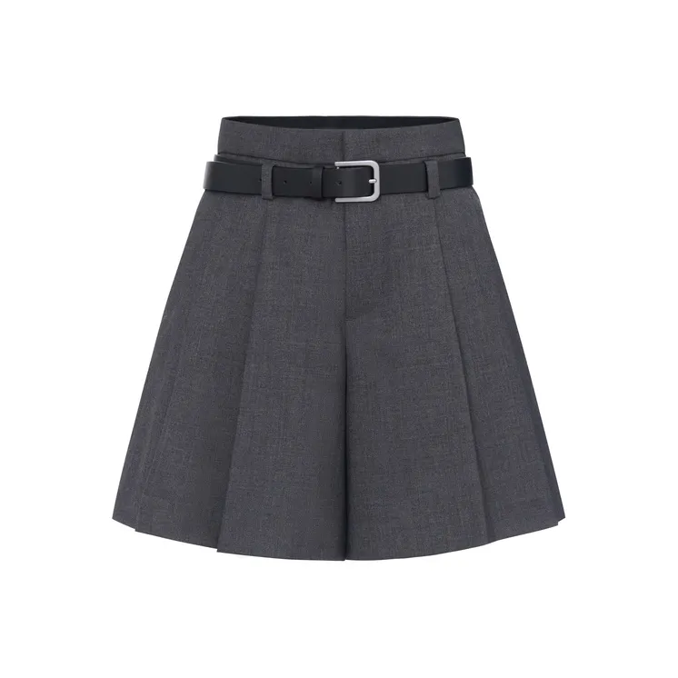 MOCO Повседневные шорты женские цвет темно-серый Фотиния