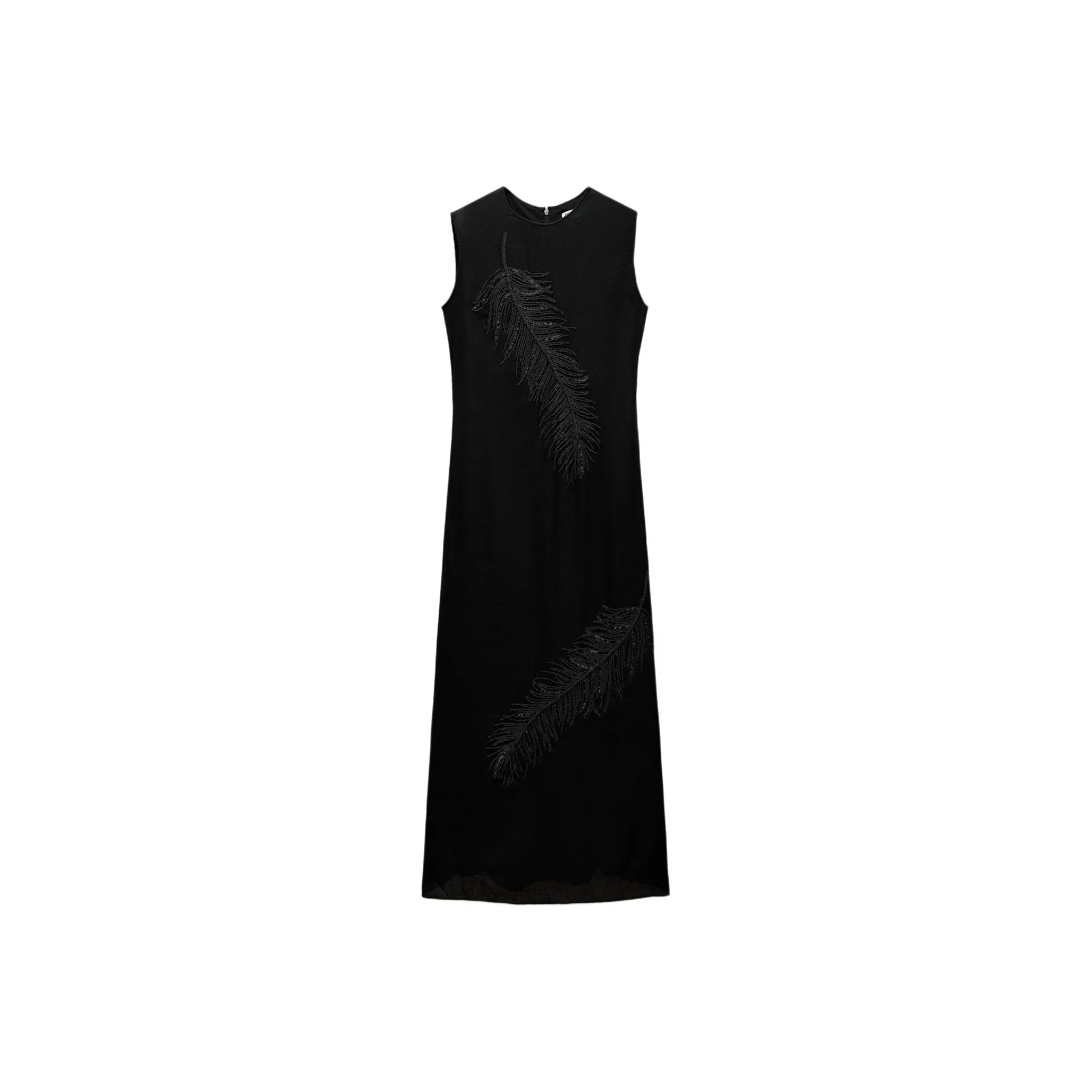 ZARA Sleeveless Dress Women's Black