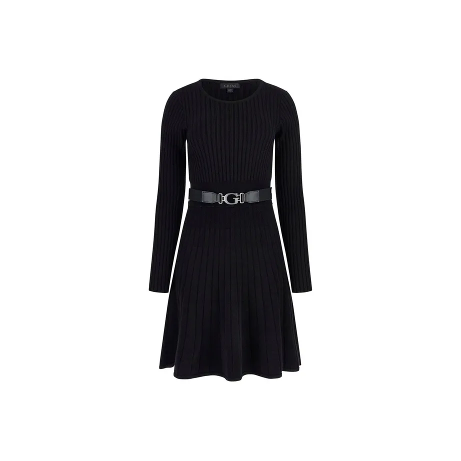 GUESS Long Sleeved Dress Women's Black