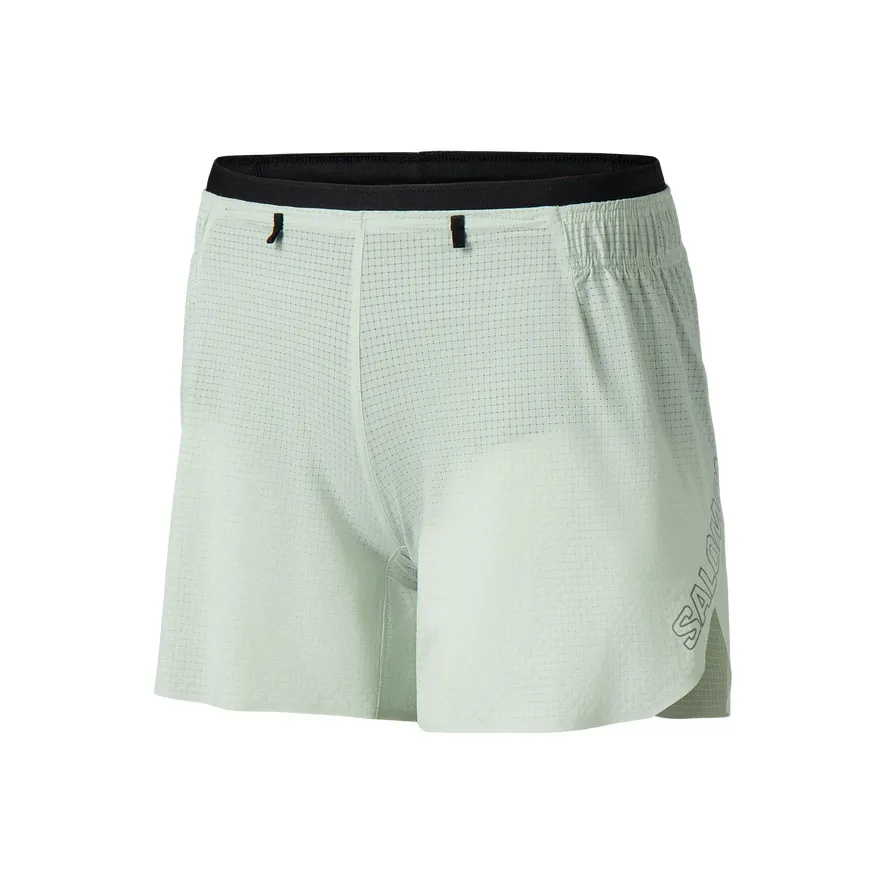 Salomon Sense Aero 5 Беговые шорты W Повседневные шорты Женские Haze Синий