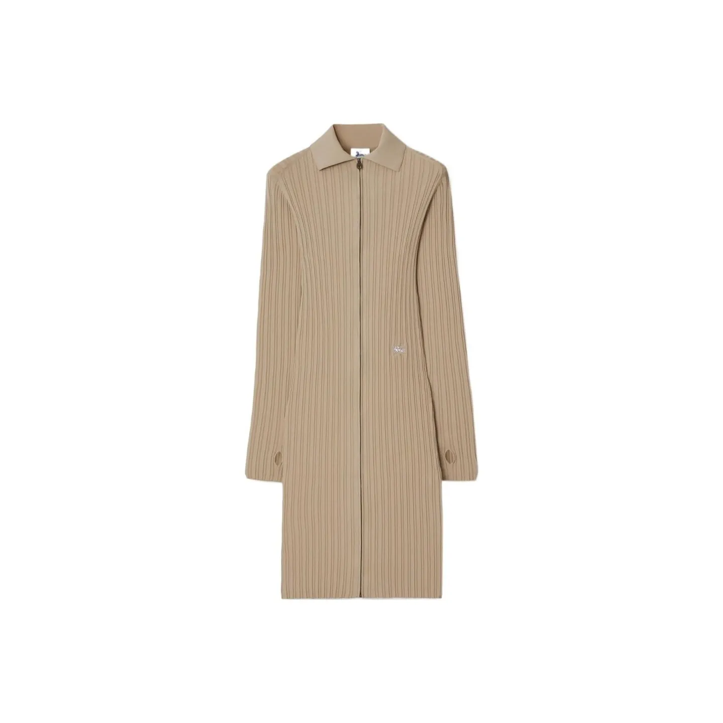 Burberry Long Sleeved Dresses Women's Limestone
