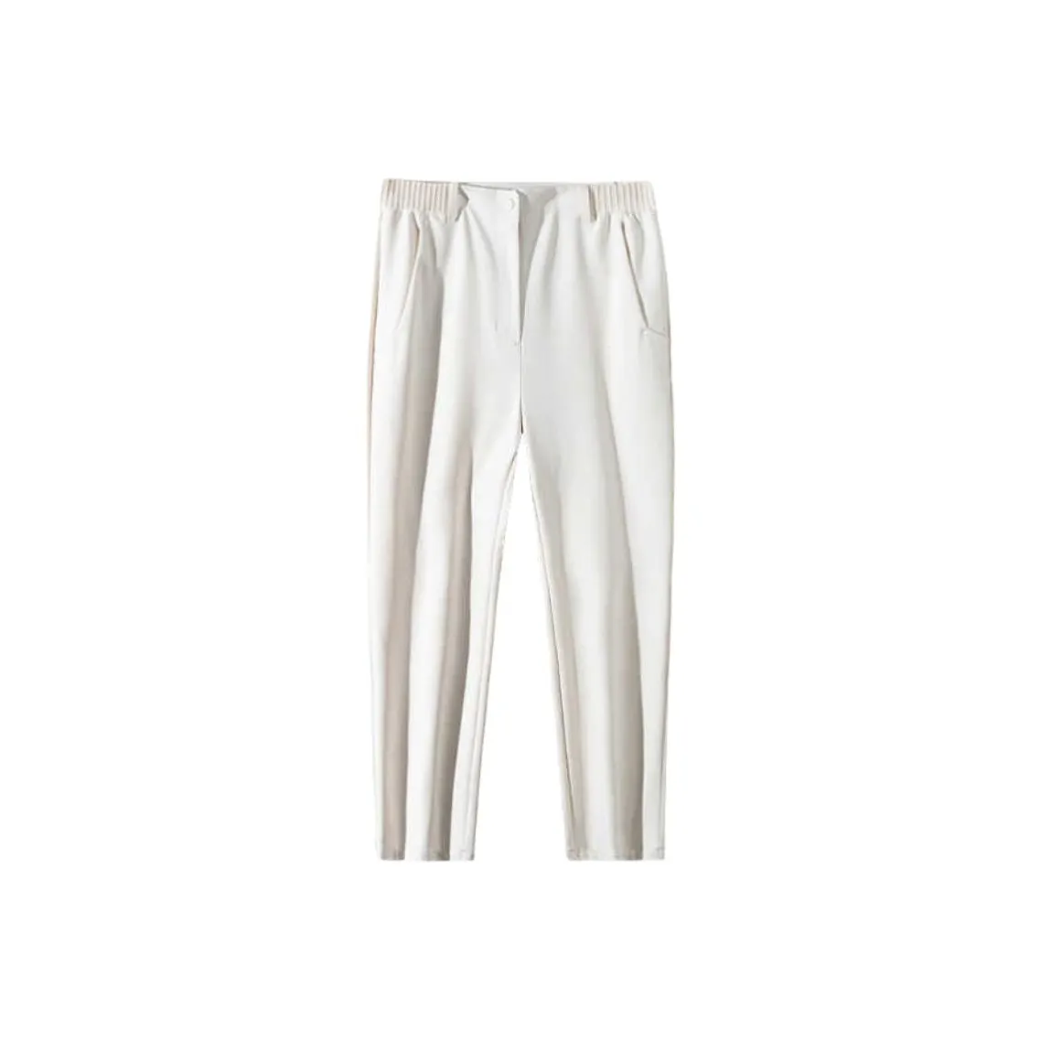 Anta Champion All Weather Series Вязаные тренировочные брюки женские размер Fish цвет белый