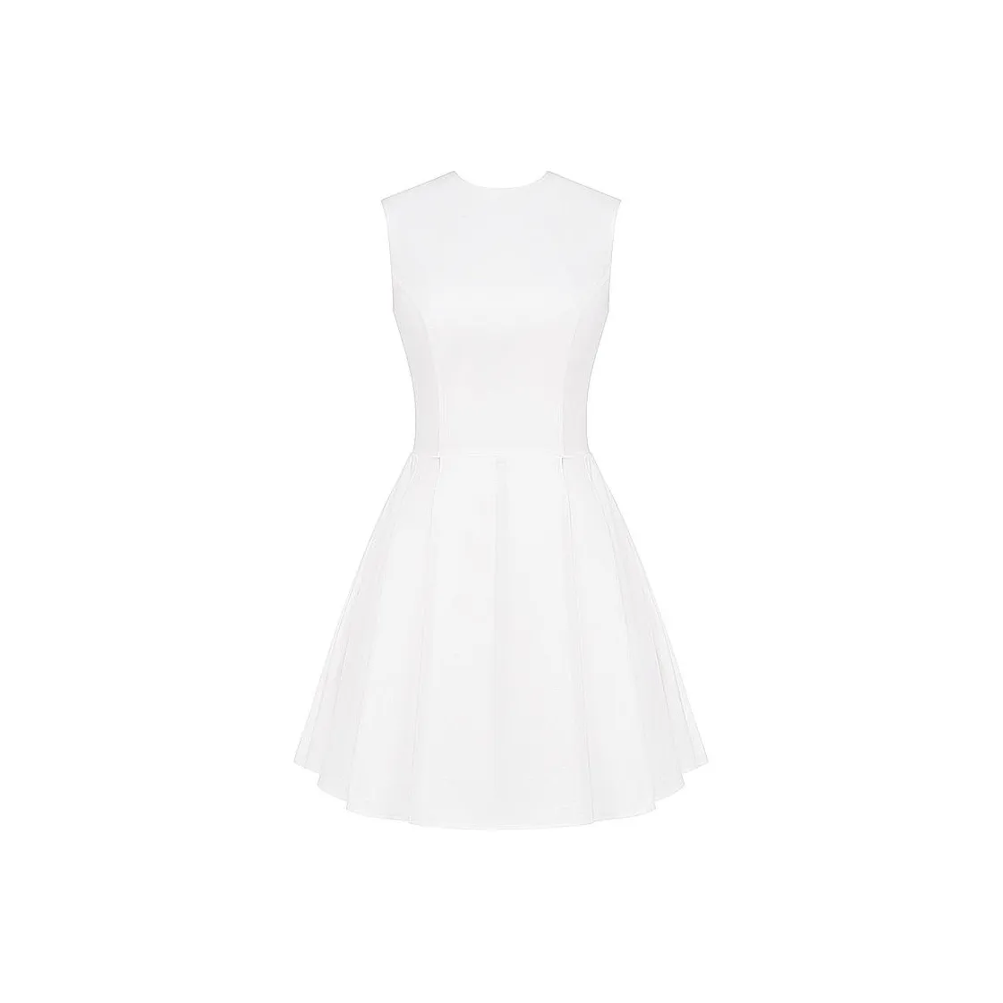 HOUSE OF CB CLARETTA Без рукавов Платье Женское Белый Белый