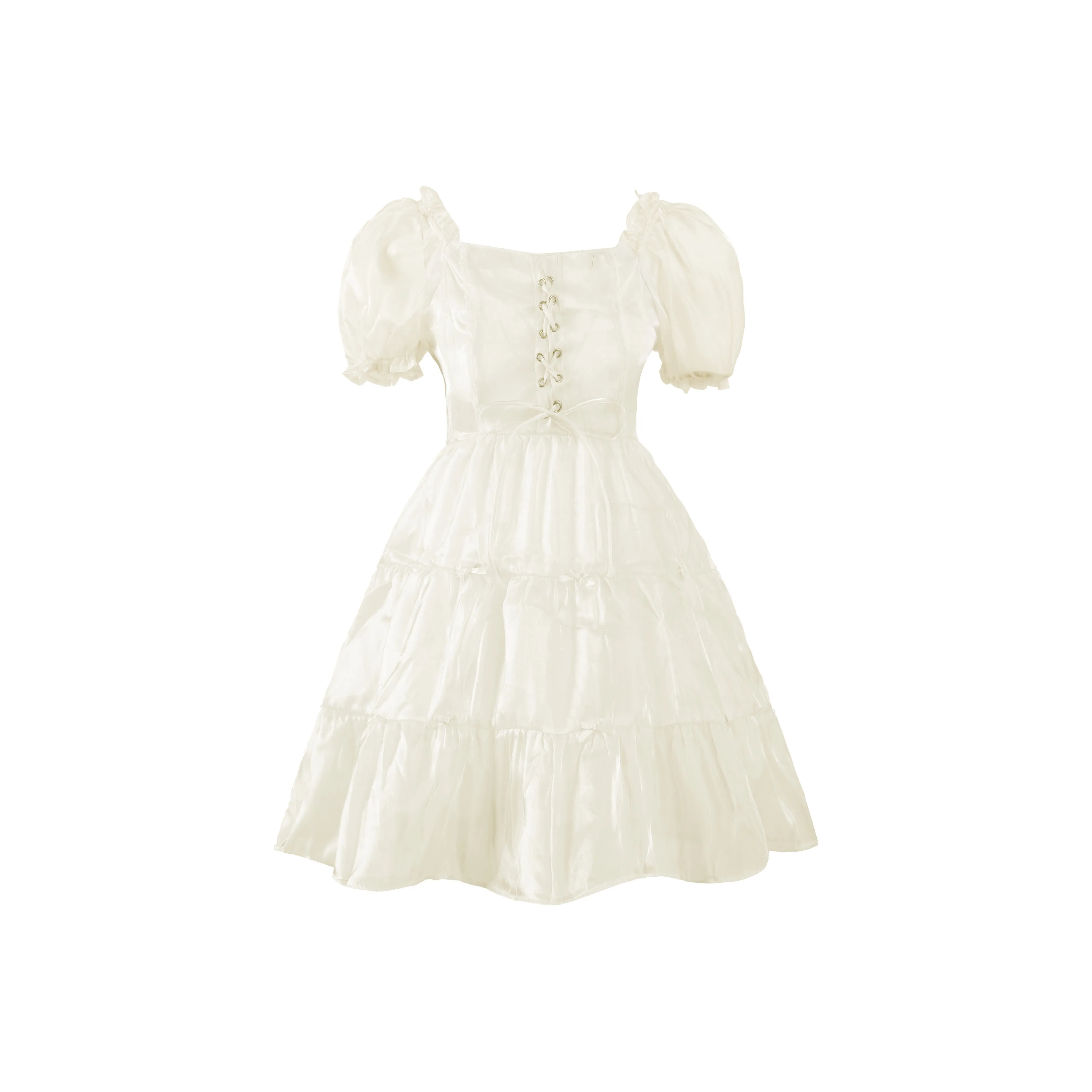 Бренд Cotton Shopping Короткий рукав Платье Женское Абрикос