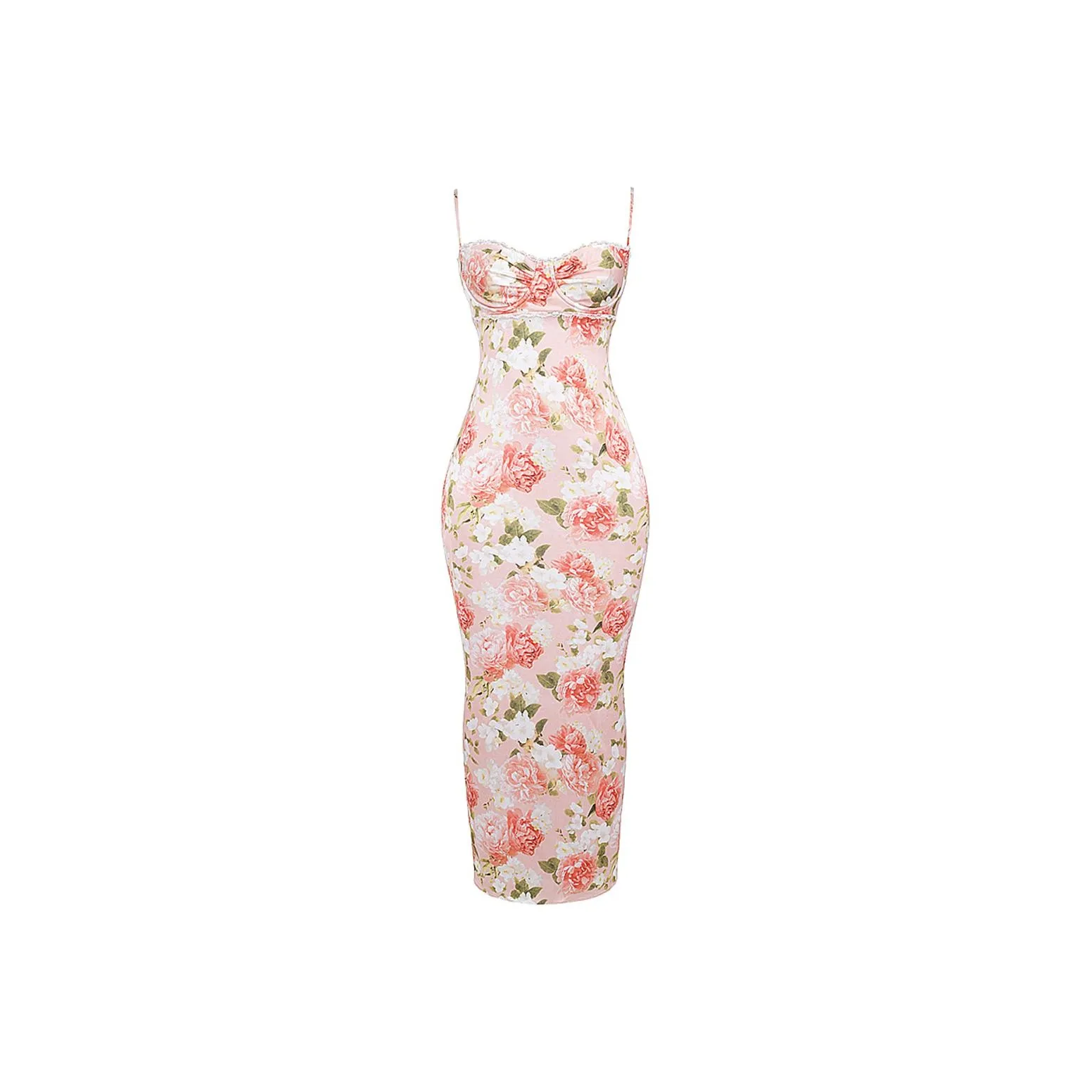 HOUSE OF CB JOSEFINA Slip Dress Women's PINK PEONY/Pink Peony